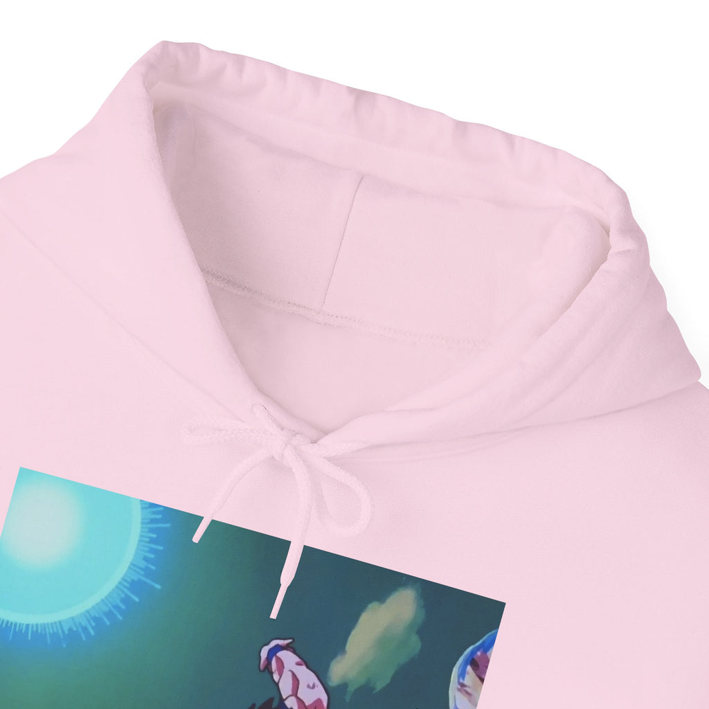 Anime Night Sky Hoodie — Girls Under the Moon Graphic Sweatshirt