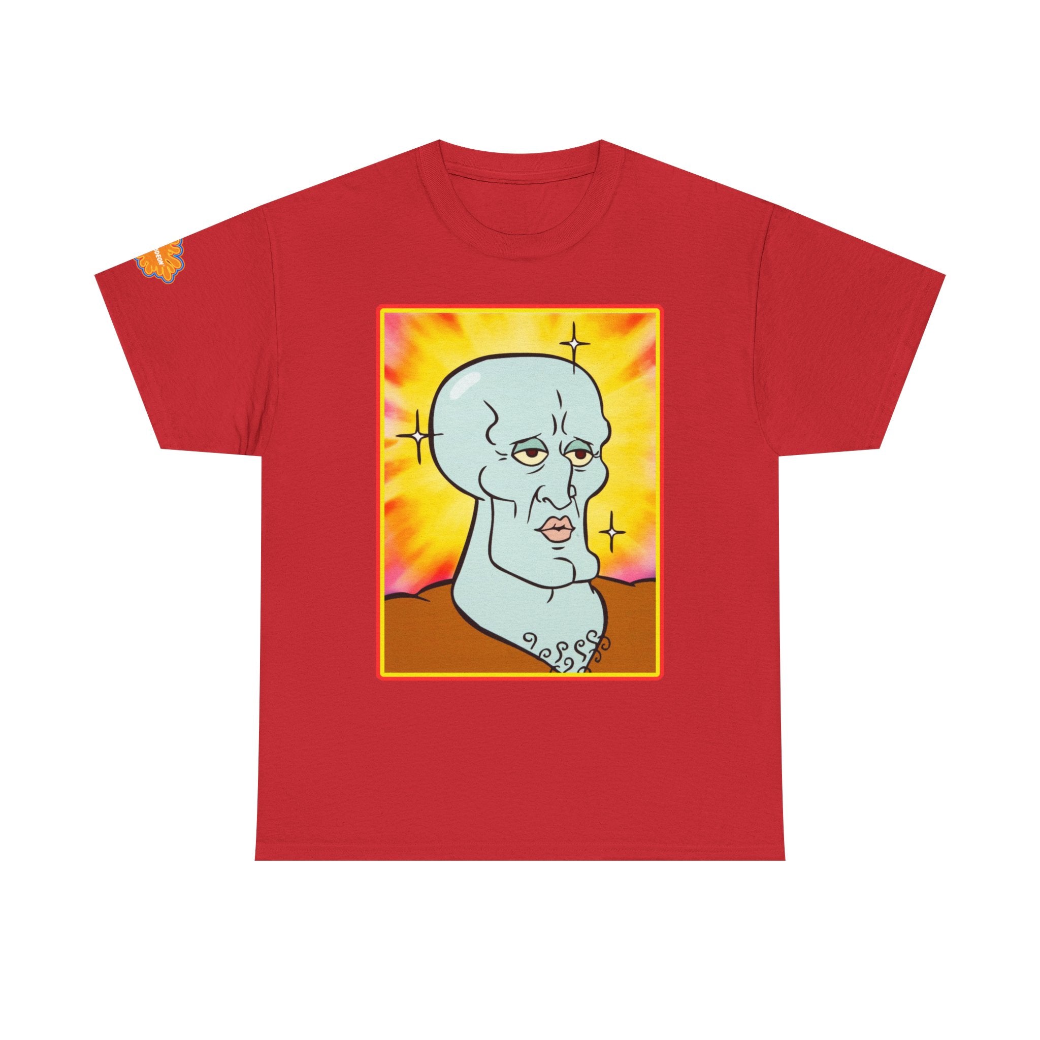 Handsome Squidward Portrait T‑Shirt — Retro Nickelodeon Graphic Tee