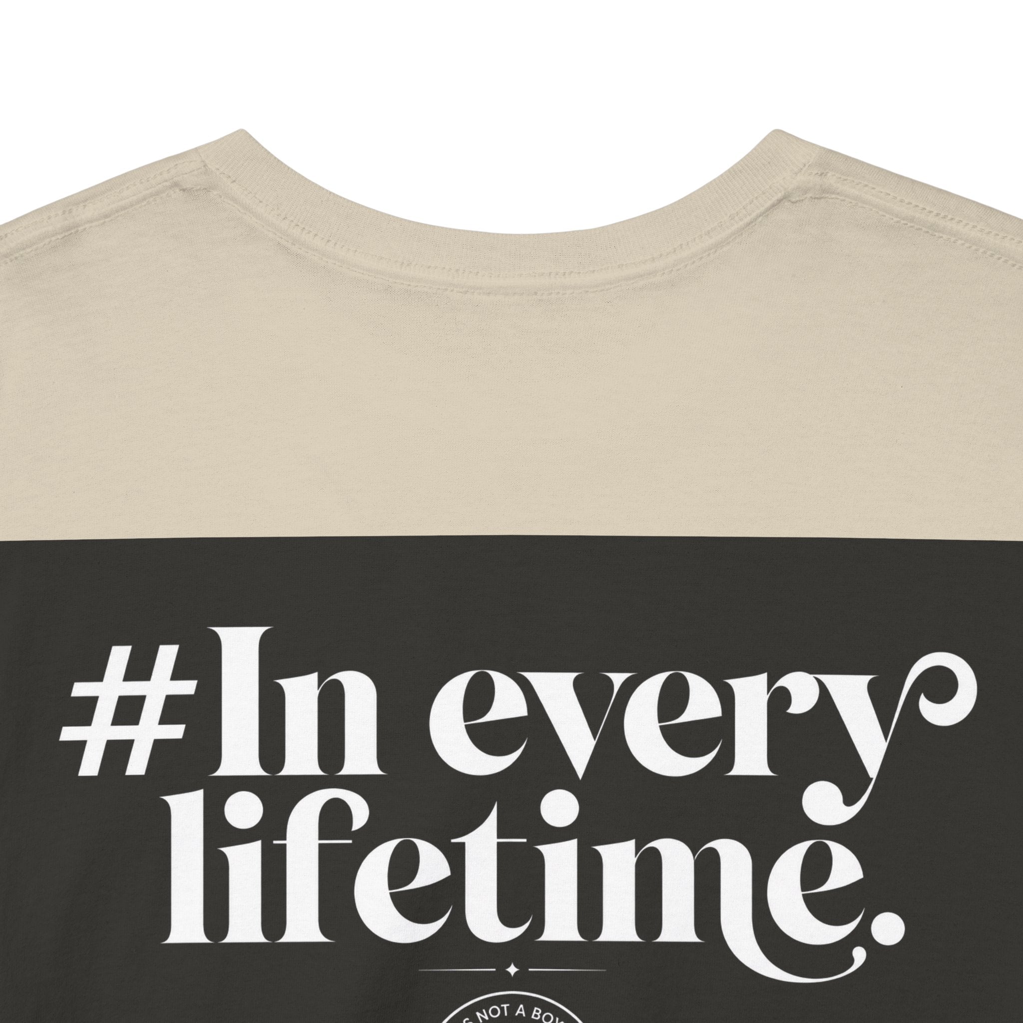 Political Protest Tee — “This Is Not a Boycott, This Is a Wealth Transfer” Shirt (Back: #InEveryLifetime)