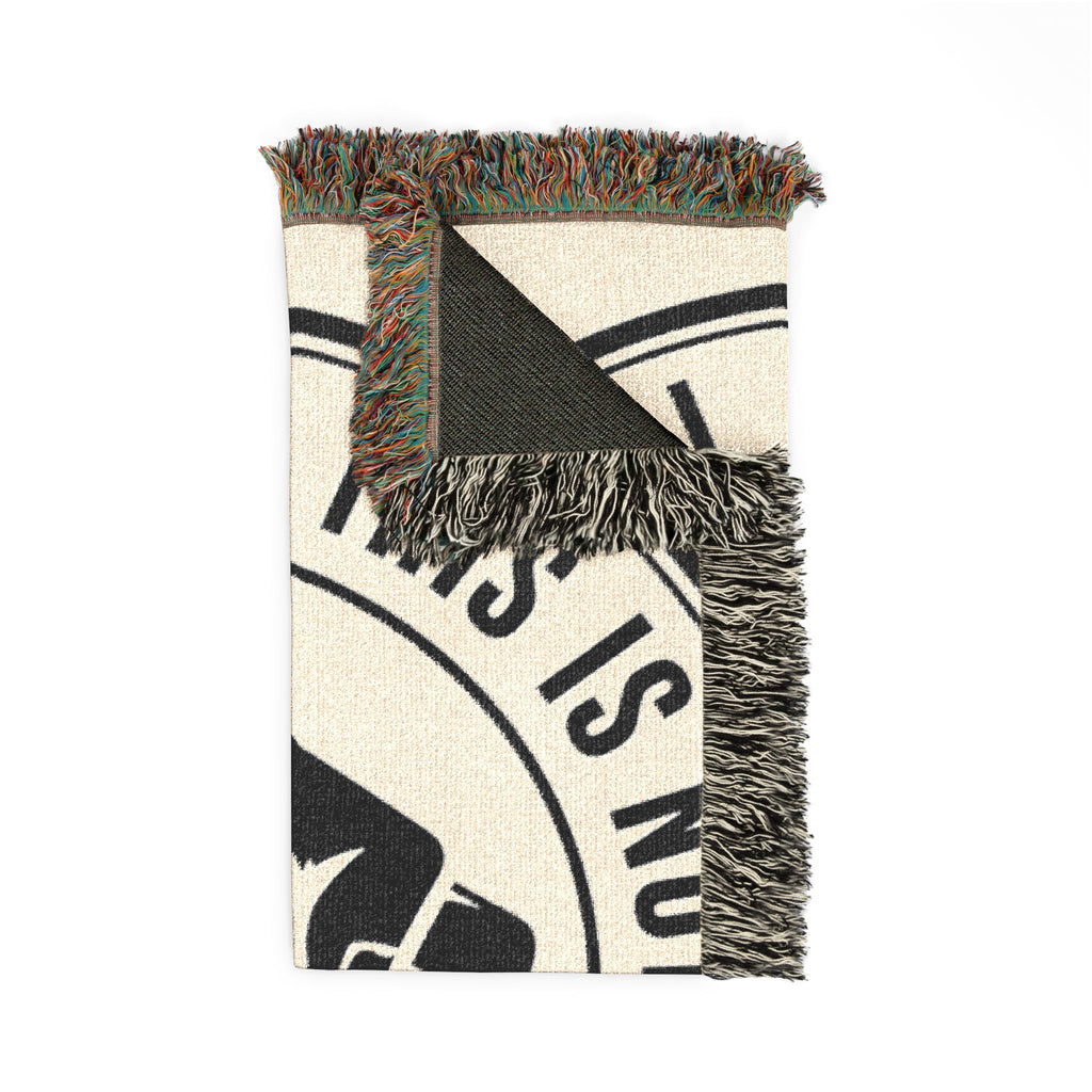 Copy of Woven Blanket — "This Is Not A Boycott, This Is A Wealth Transfer" Statement Throw