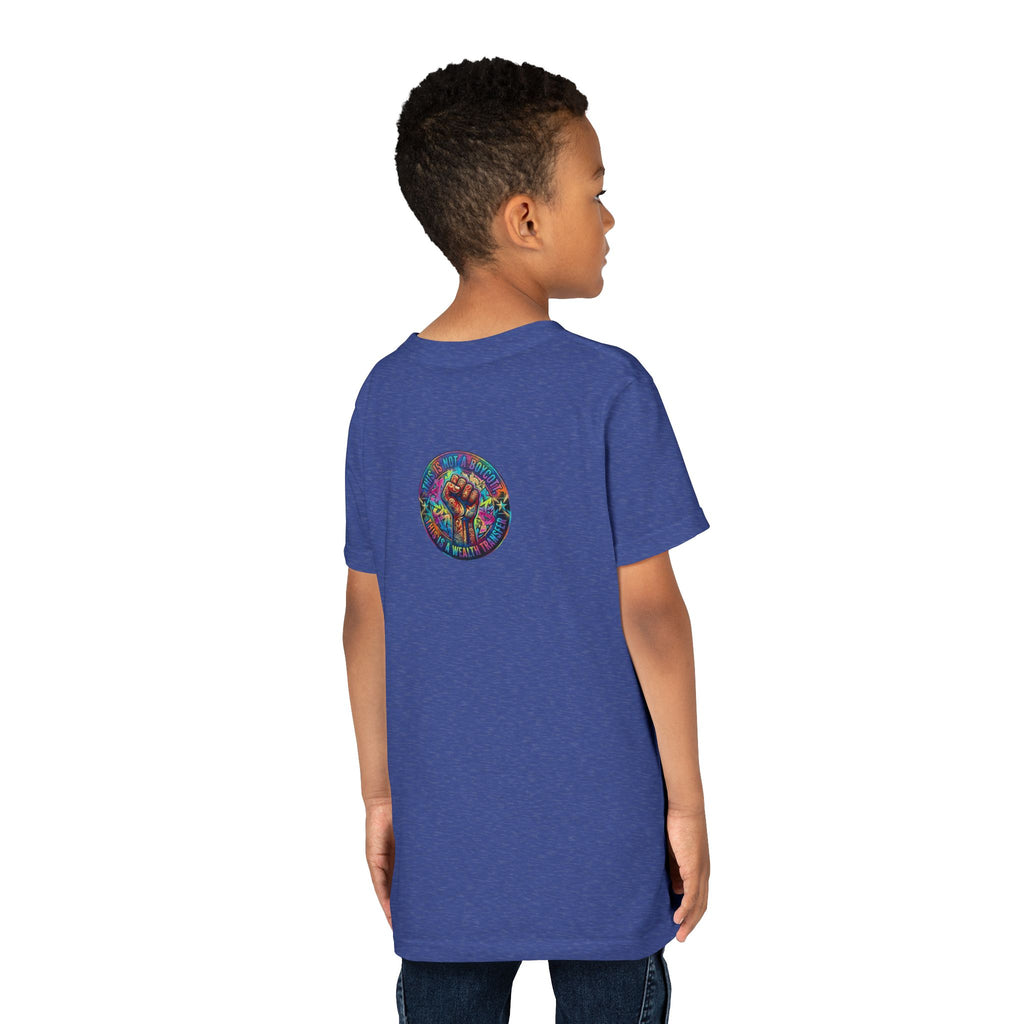 Kids Gaming Tee — Neon Rainbow Portal Gamer Shirt