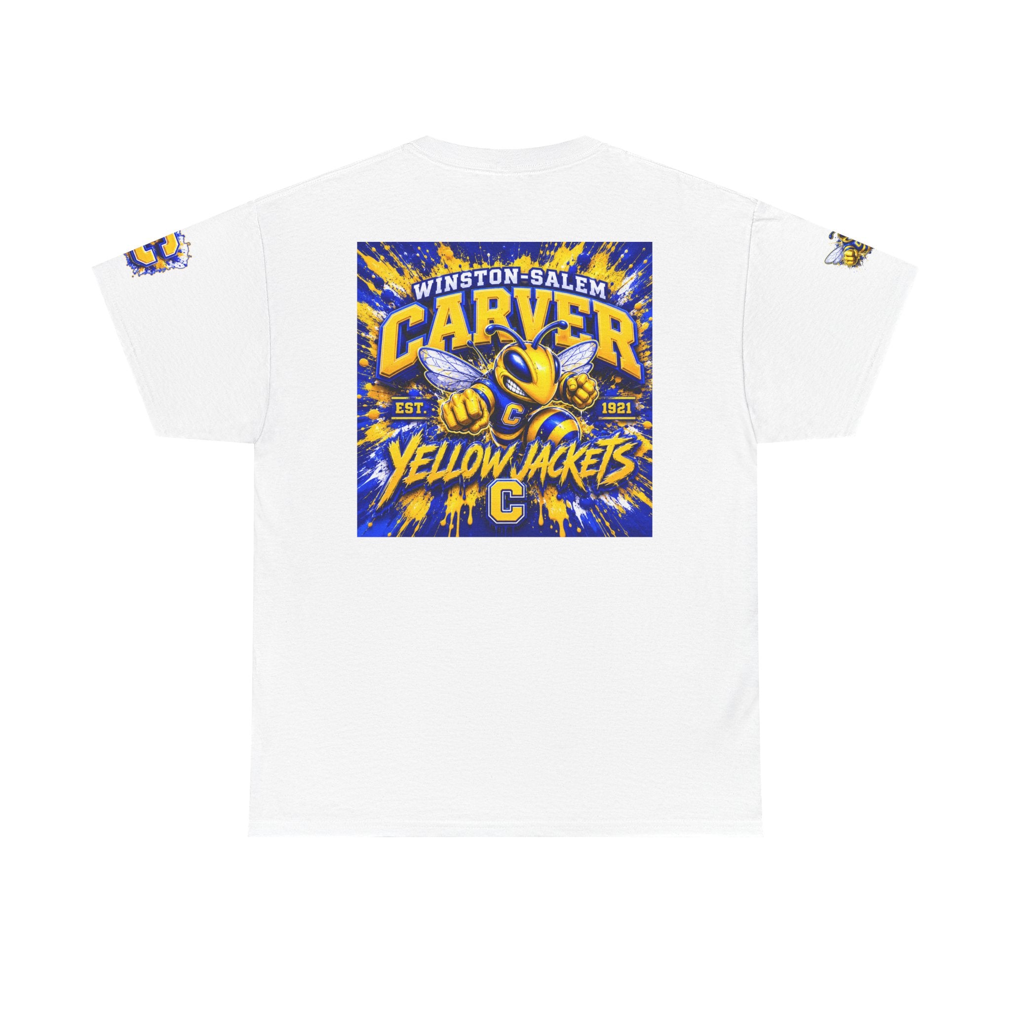 Carver Yellow Jackets Graphic T‑Shirt — Winston‑Salem School Spirit Tee