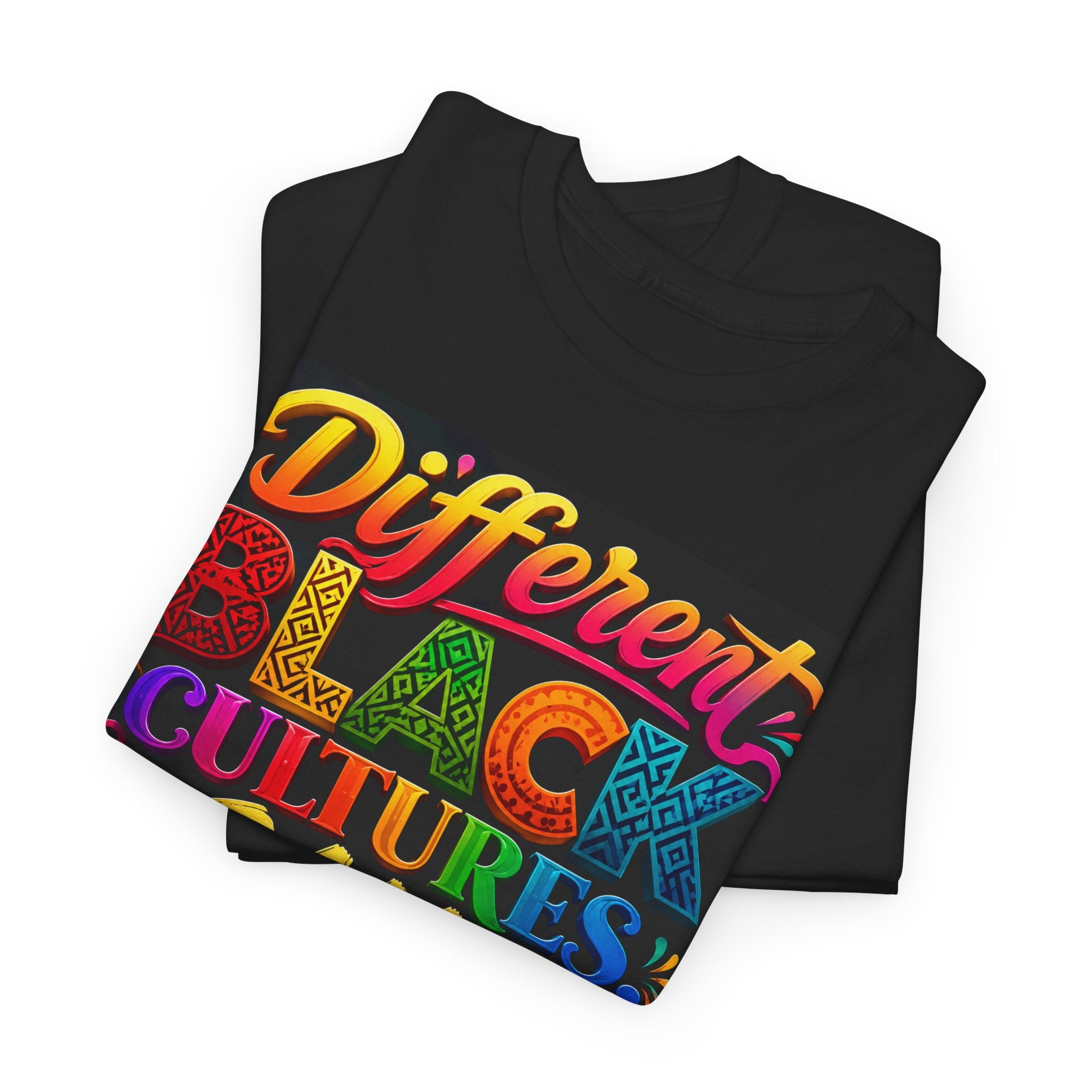 T-Shirt — Different Black Cultures, Same Black Skin Graphic Tee (Black History & Unity)