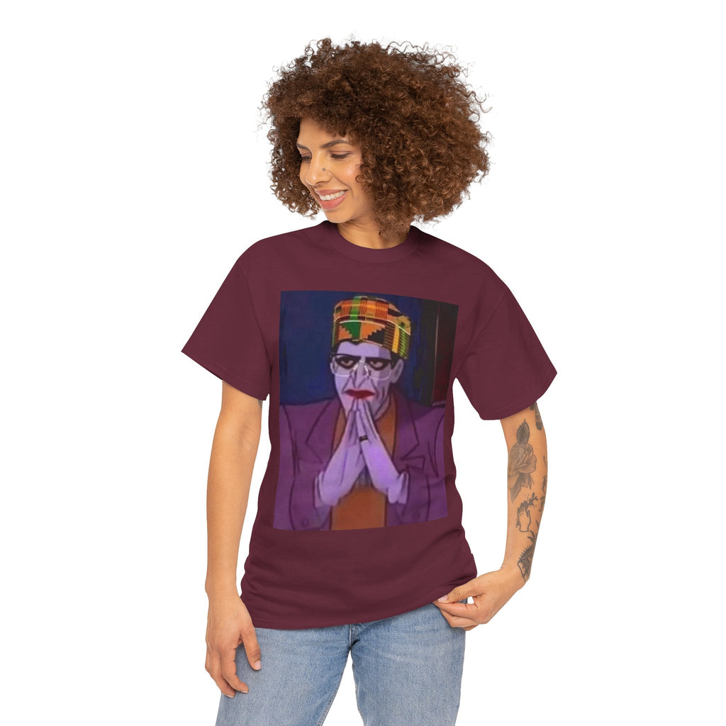 Graphic Tee — Vintage Afrocentric Joker Portrait & Psychedelic Raised Fist Art