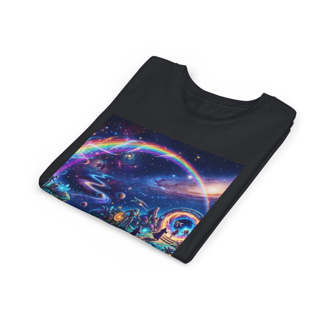 Galaxy Fantasy Youth Tee — Floating Islands, Robots & Magic Portals
