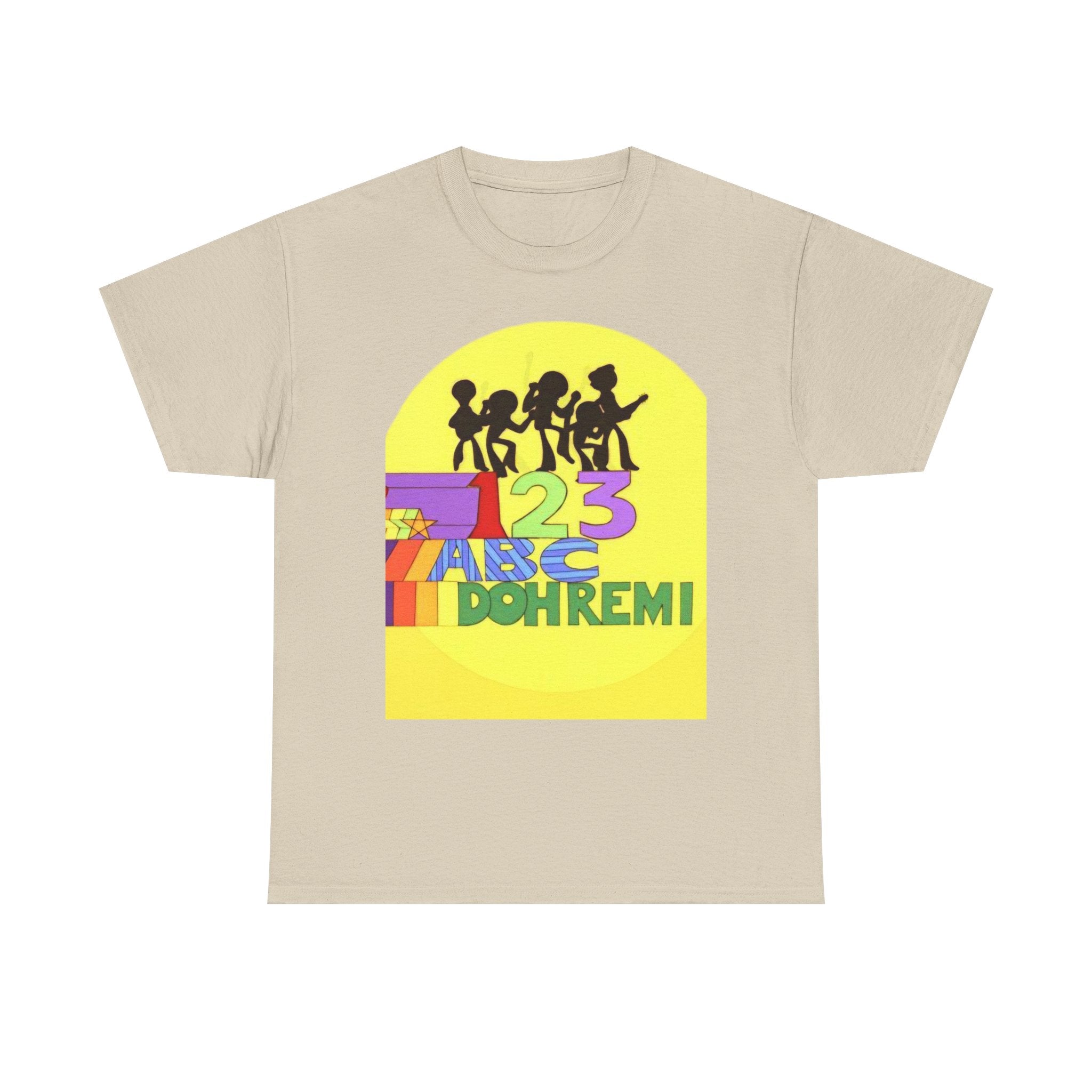 ABC 123 Kids Music Tee — Colorful Educational Rhythm Shirt
