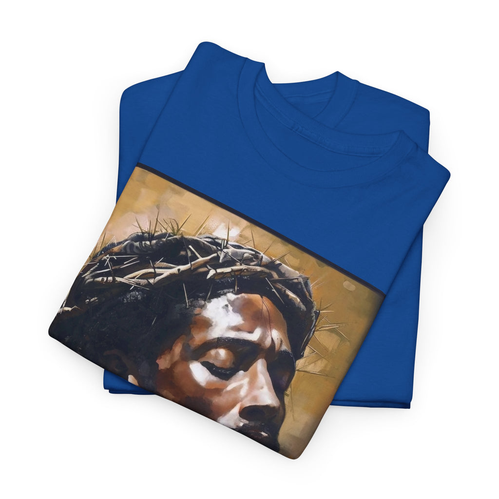 Jesus Portrait Tee with 'This Is Not A Boycott — This Is A Wealth Transfer' Back Emblem