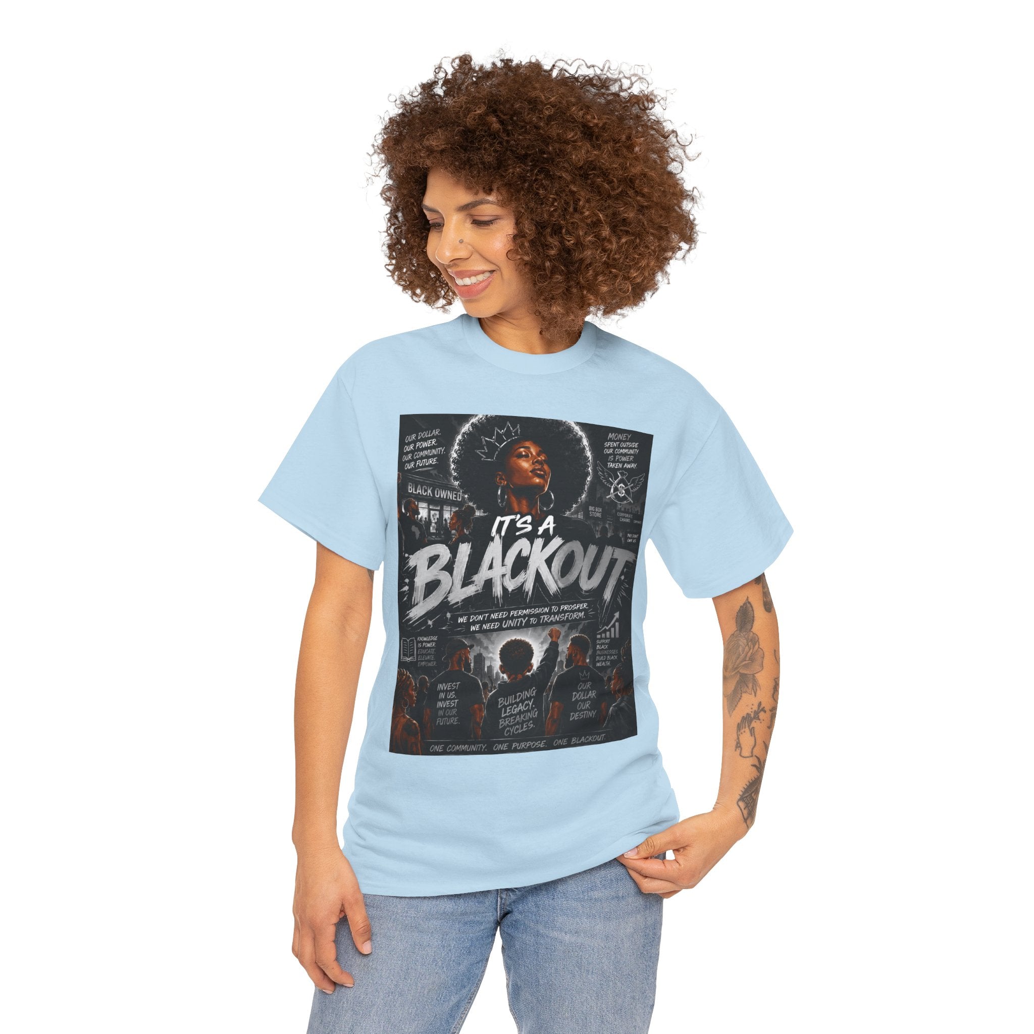 Blackout Protest T-Shirt — "It's a Blackout" Social Justice Tee