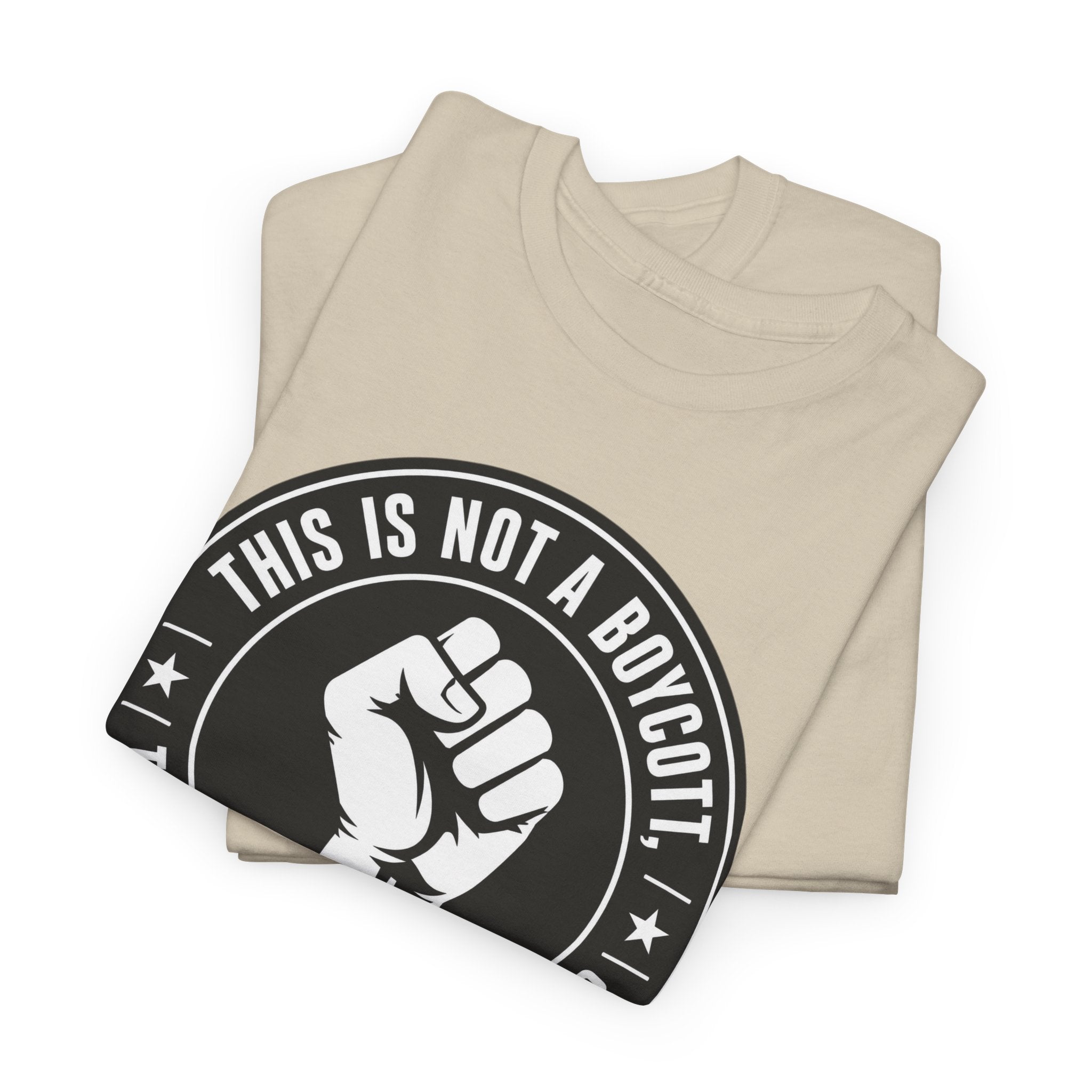 Political Protest Tee — “This Is Not a Boycott, This Is a Wealth Transfer” Shirt (Back: #InEveryLifetime)