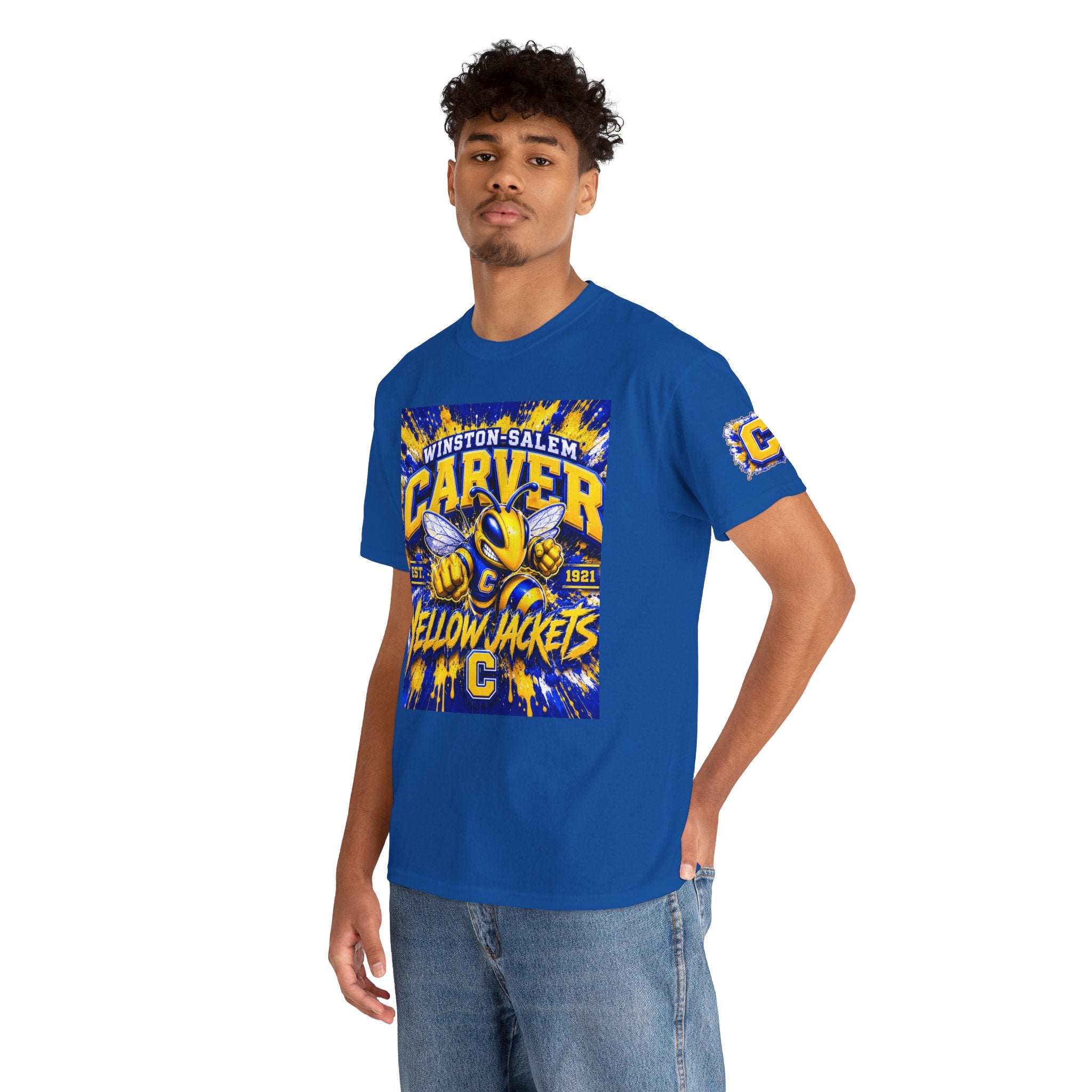 Carver Yellow Jackets T-Shirt — Winston-Salem High School Mascot Tee