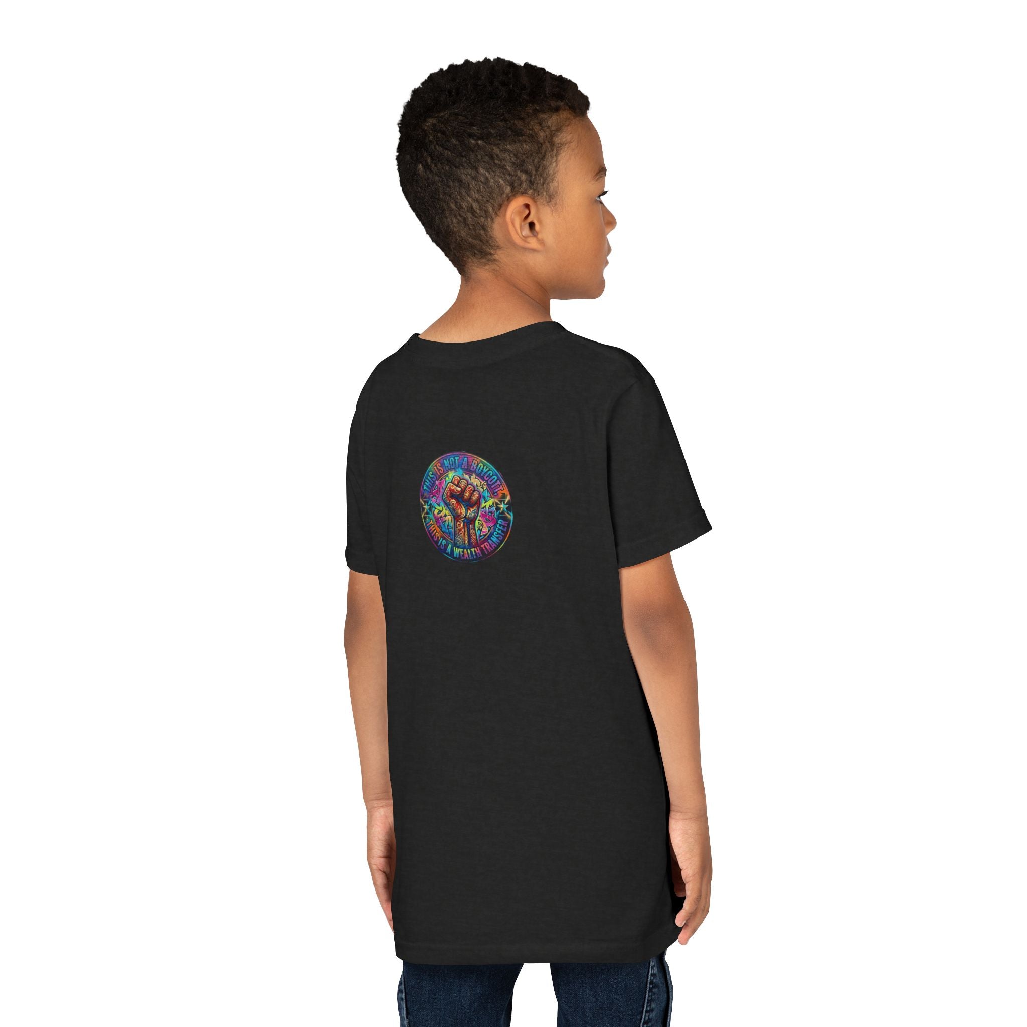 Kids Gaming Tee — Neon Rainbow Portal Gamer Shirt