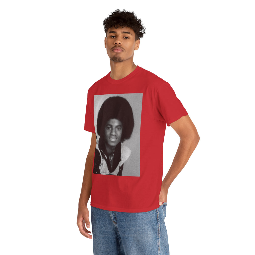 Graphic Tee — Retro Portrait Front with Black Power Fist Back