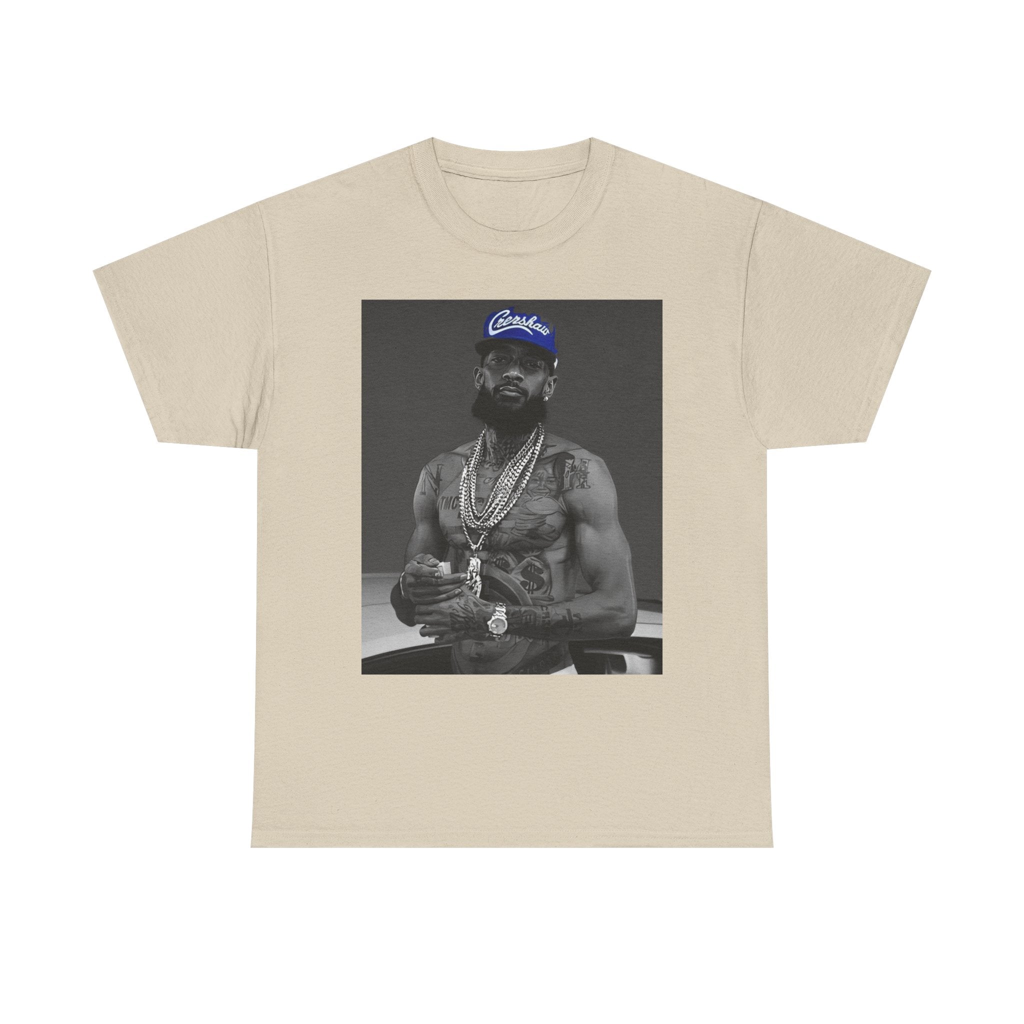 Iconic Rap Legend Photo Tee — Los Angeles Cap Graphic