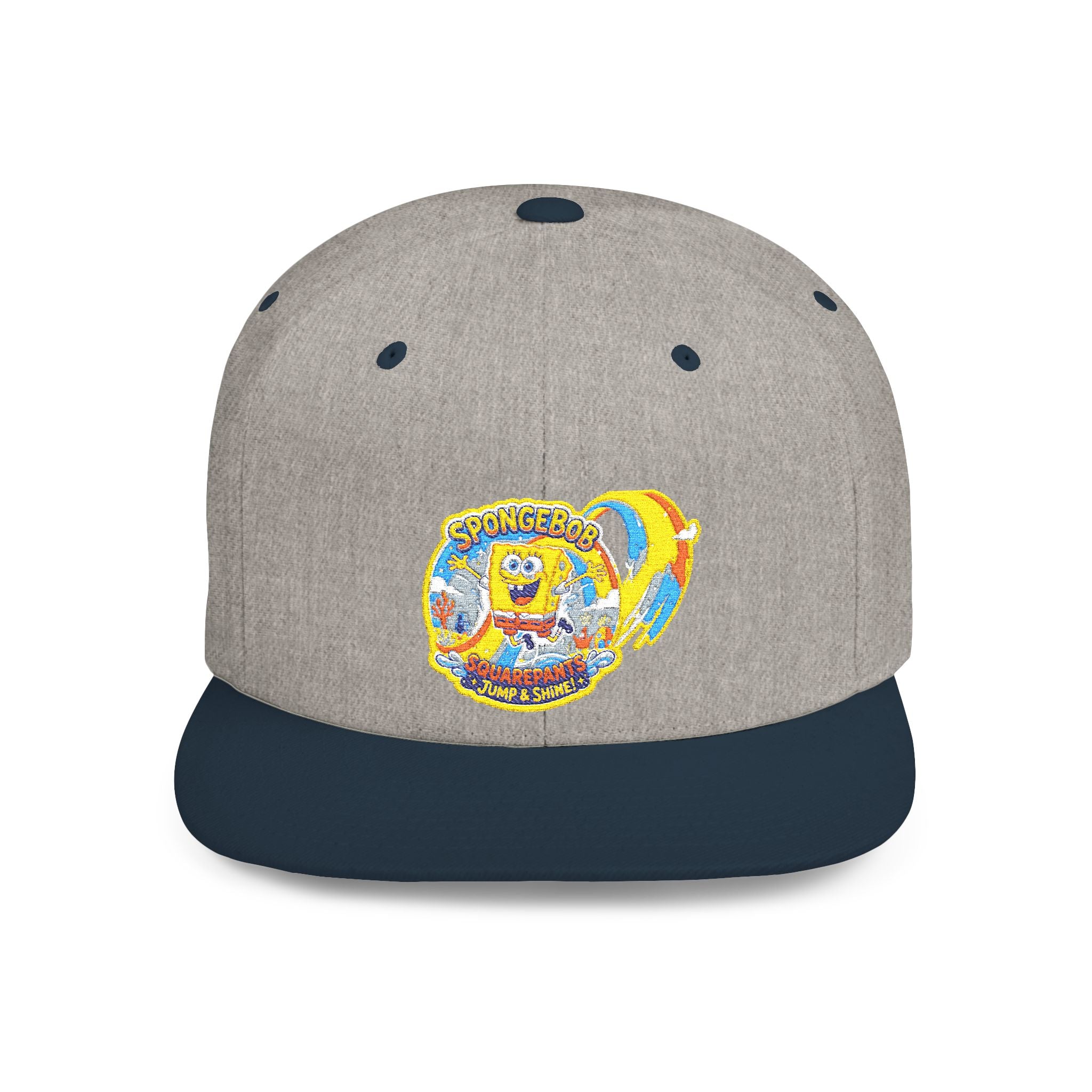 SpongeBob 'Jump & Shine' Royal Blue Flat Bill Snapback
