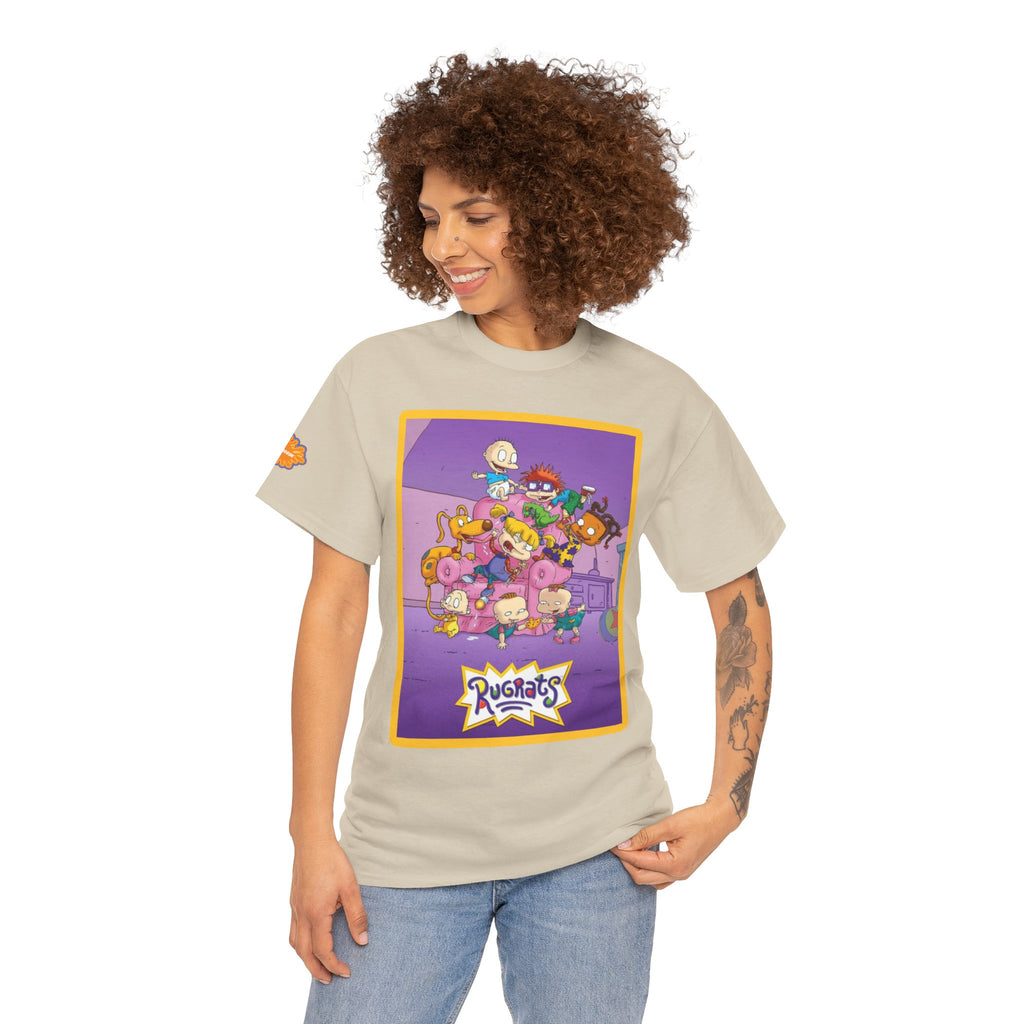 Rugrats Character Collage Tee — Retro Nickelodeon Kids Cartoon T-Shirt
