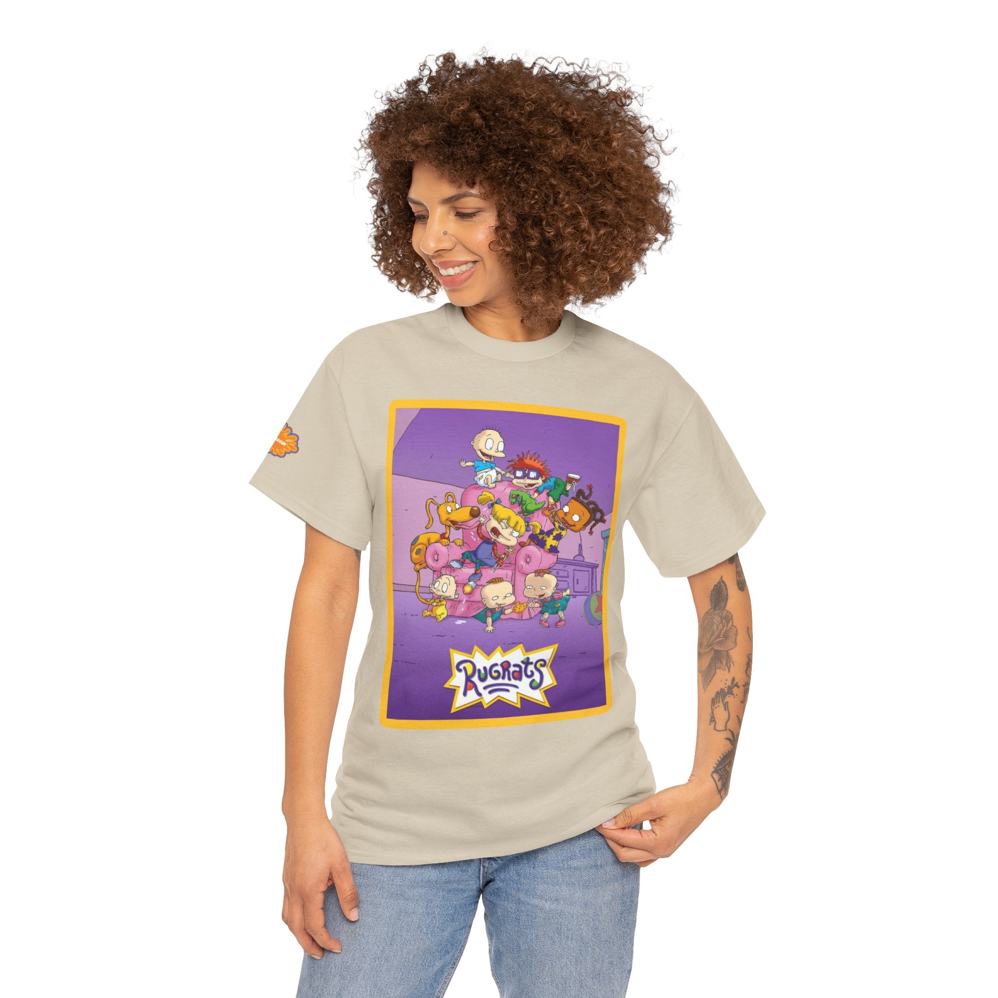 Rugrats Character Collage Tee — Retro Nickelodeon Kids Cartoon T-Shirt