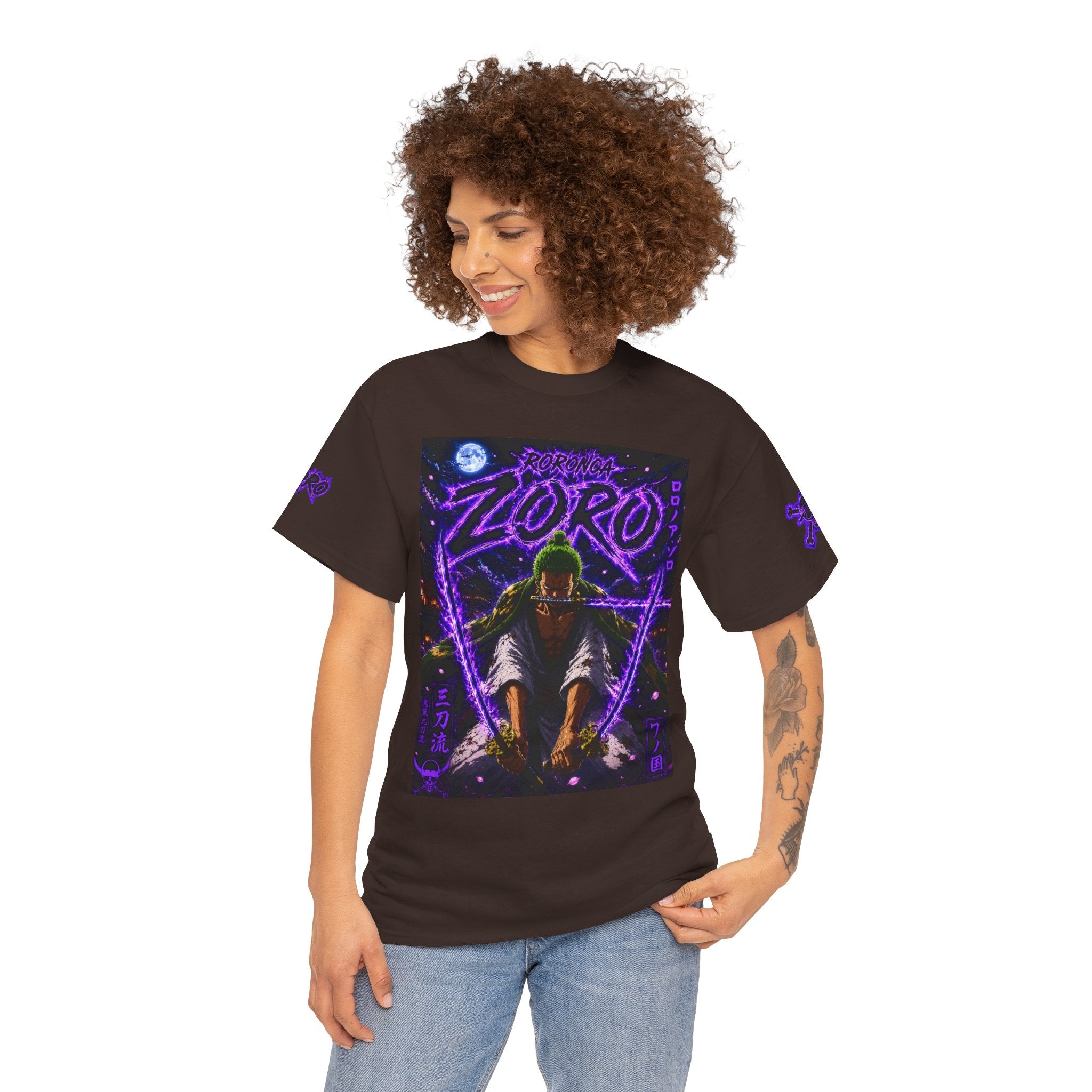 Zoro Neon Samurai T‑Shirt