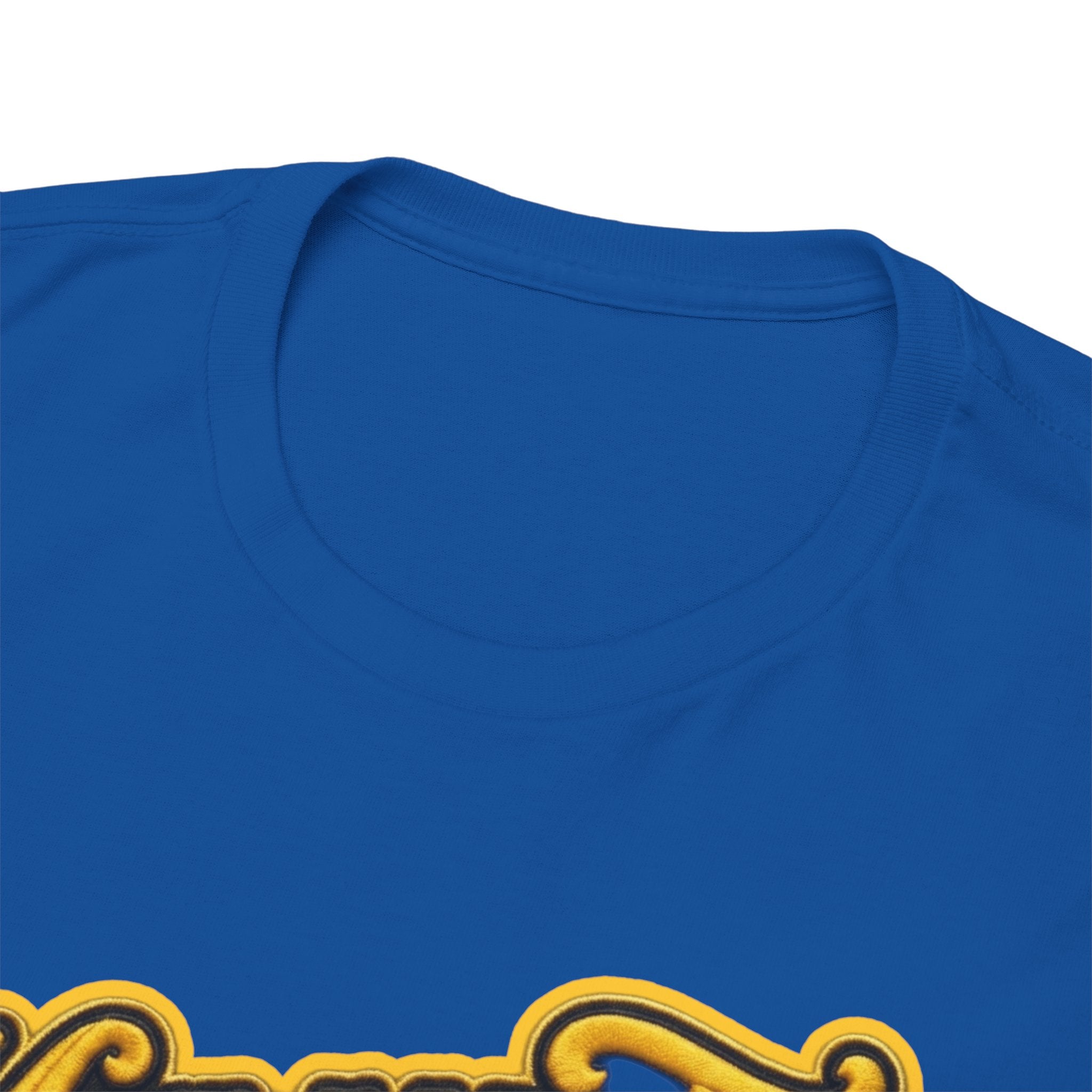 Melanated 19 Graphic Tee — Retro Script Logo & Gold Number Baseball Shirt