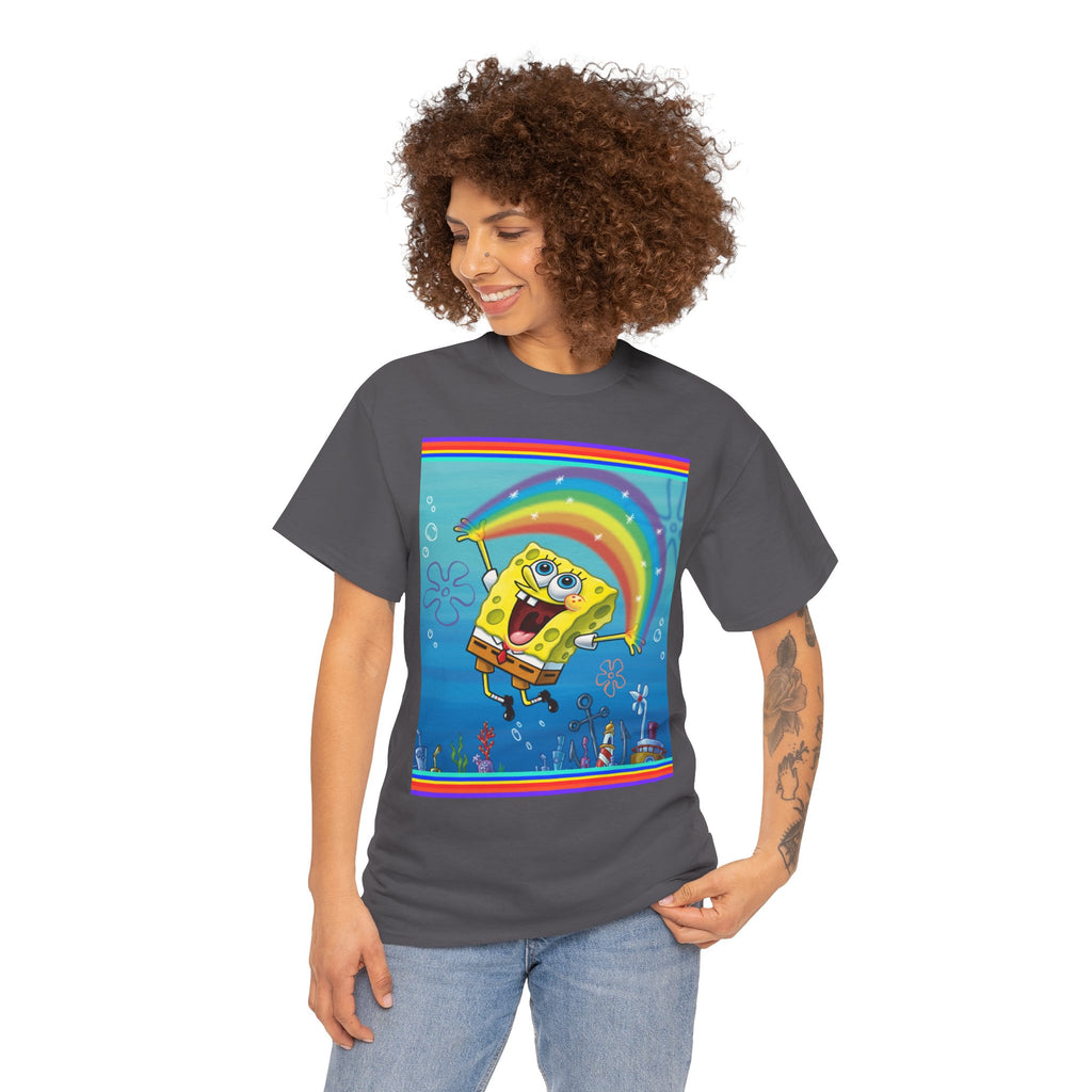 SpongeBob Rainbow SquarePants T-Shirt — Nickelodeon Graphic Tee