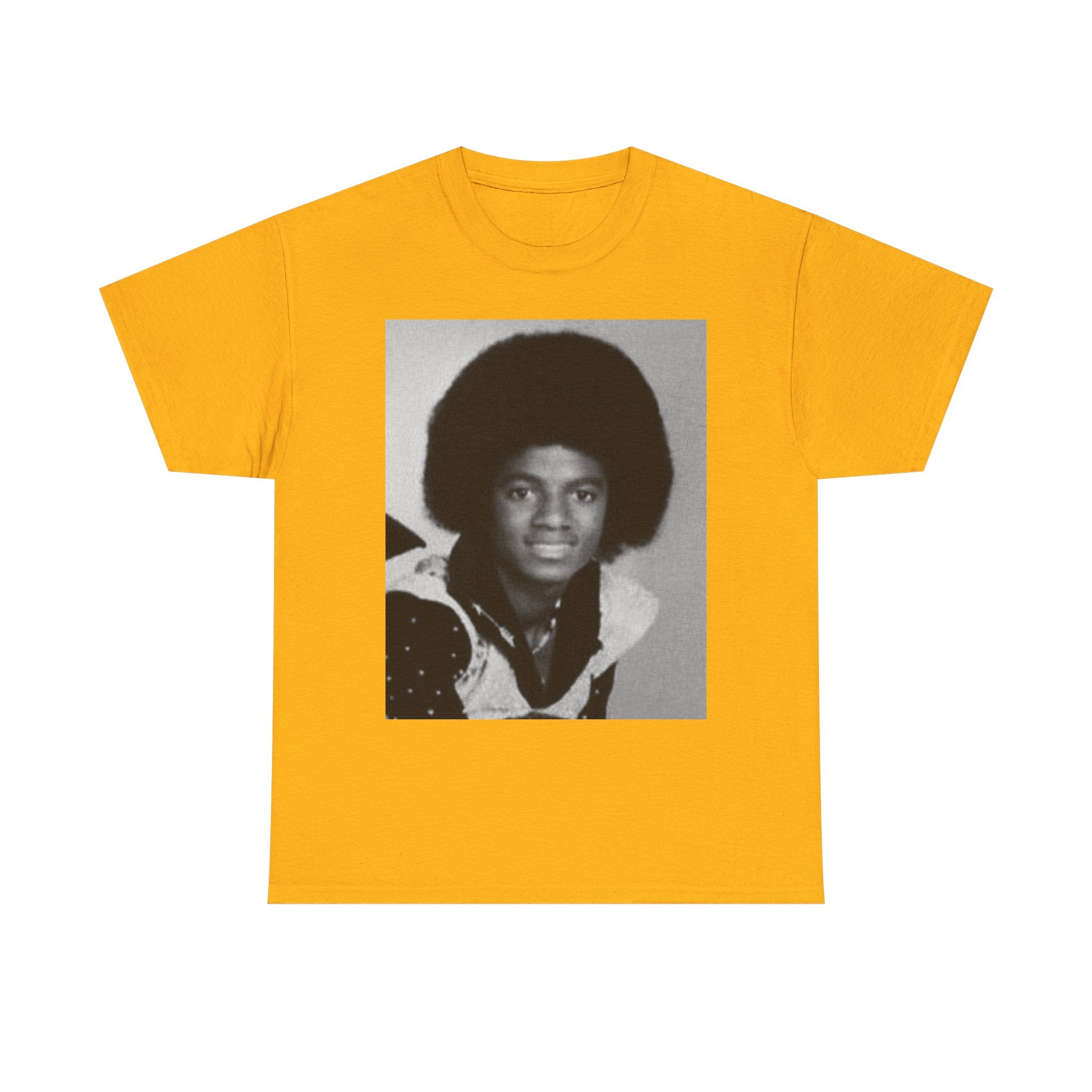Graphic Tee — Retro Portrait Front with Black Power Fist Back