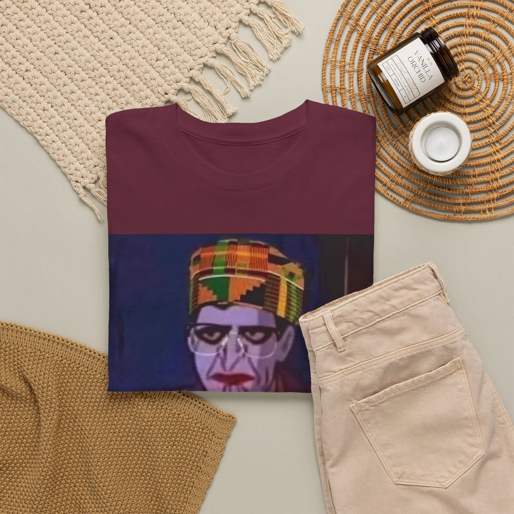 Graphic Tee — Vintage Afrocentric Joker Portrait & Psychedelic Raised Fist Art