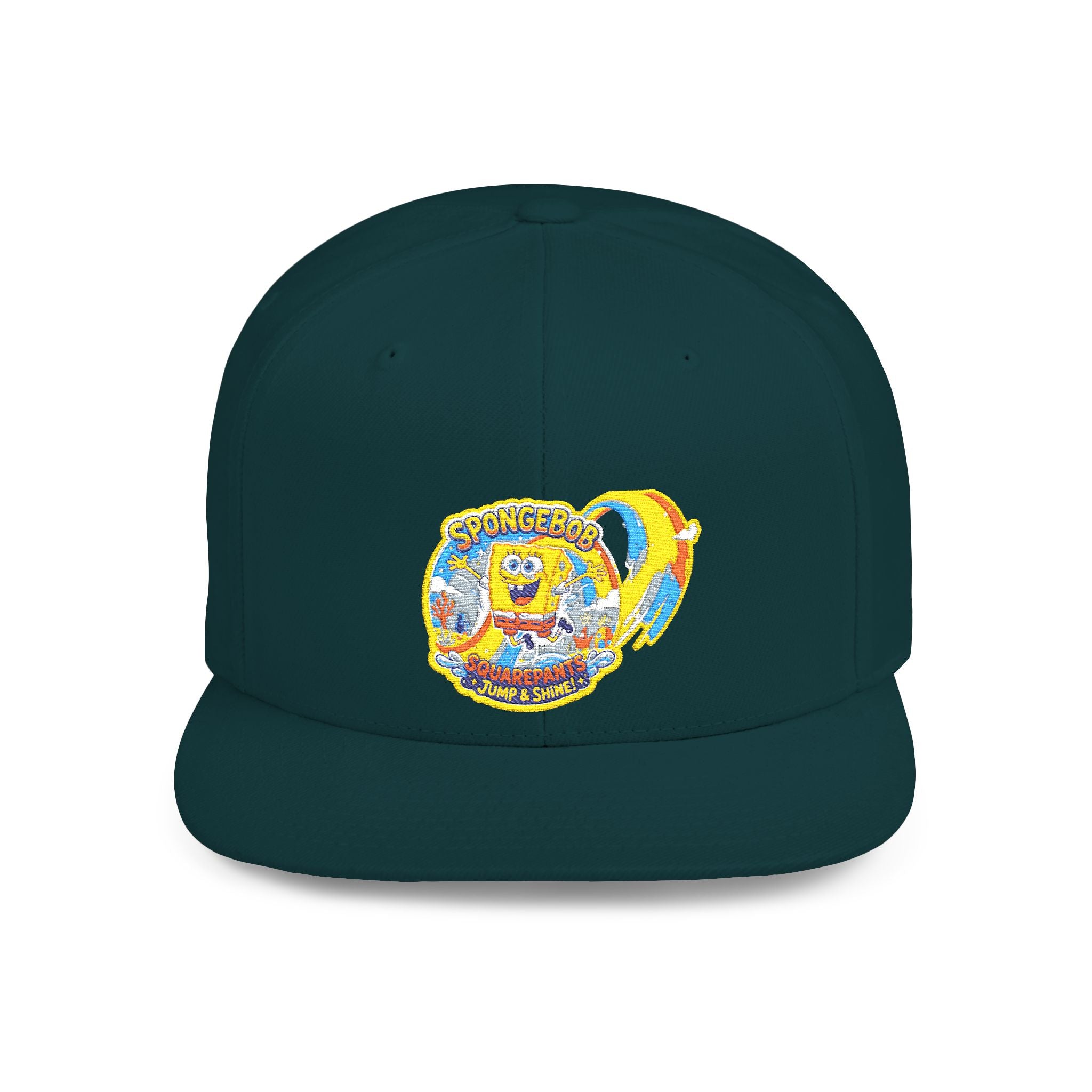 SpongeBob 'Jump & Shine' Royal Blue Flat Bill Snapback