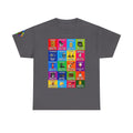 Black inventors Grid T‑Shirt — Colorful Historical Portraits Tee