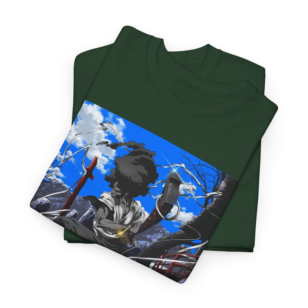 Afro Samurai Graphic Tee — Anime Streetwear T‑Shirt