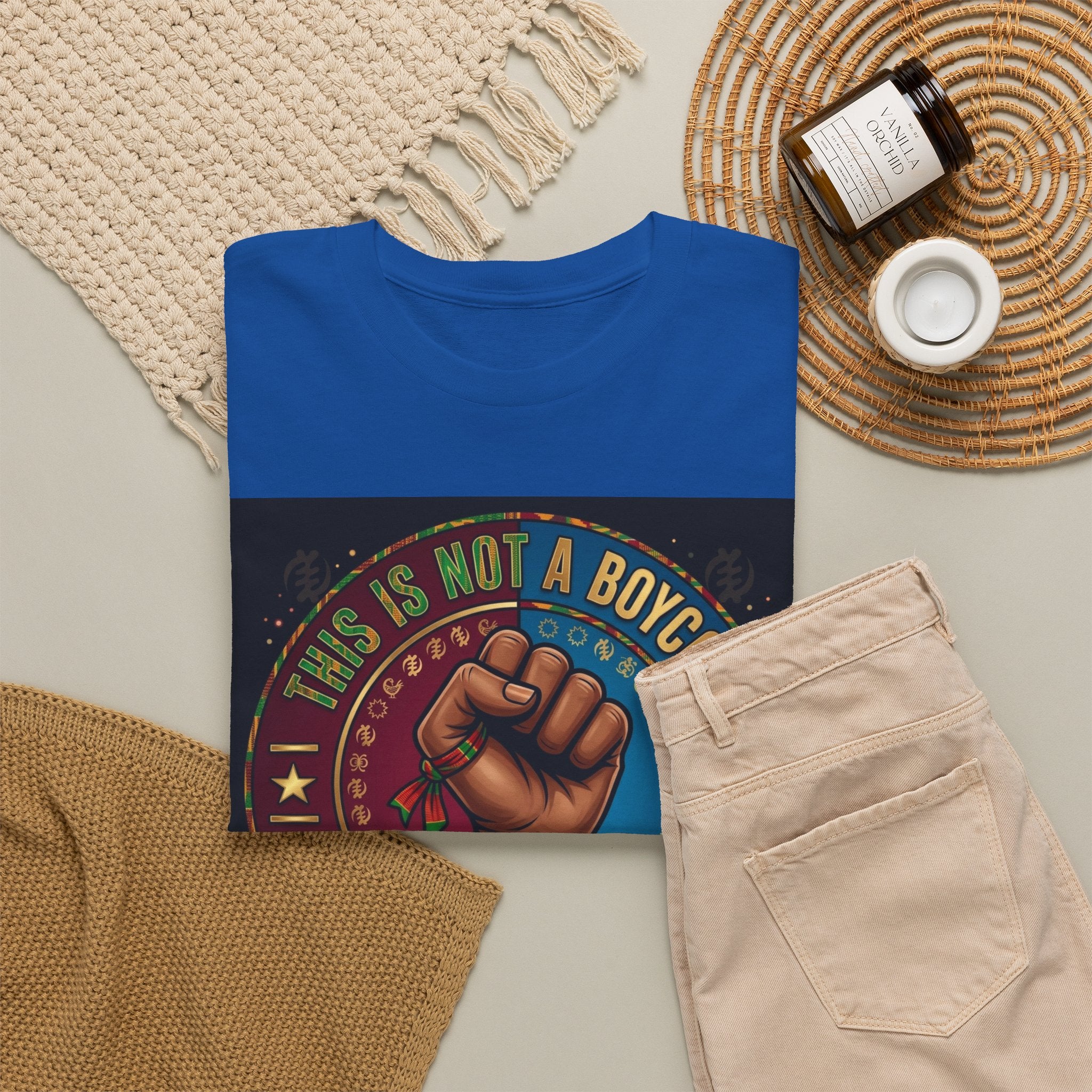 Political Activist Tee — "This Is Not a Boycott, This Is a Wealth Transfer" Fist Graphic Shirt