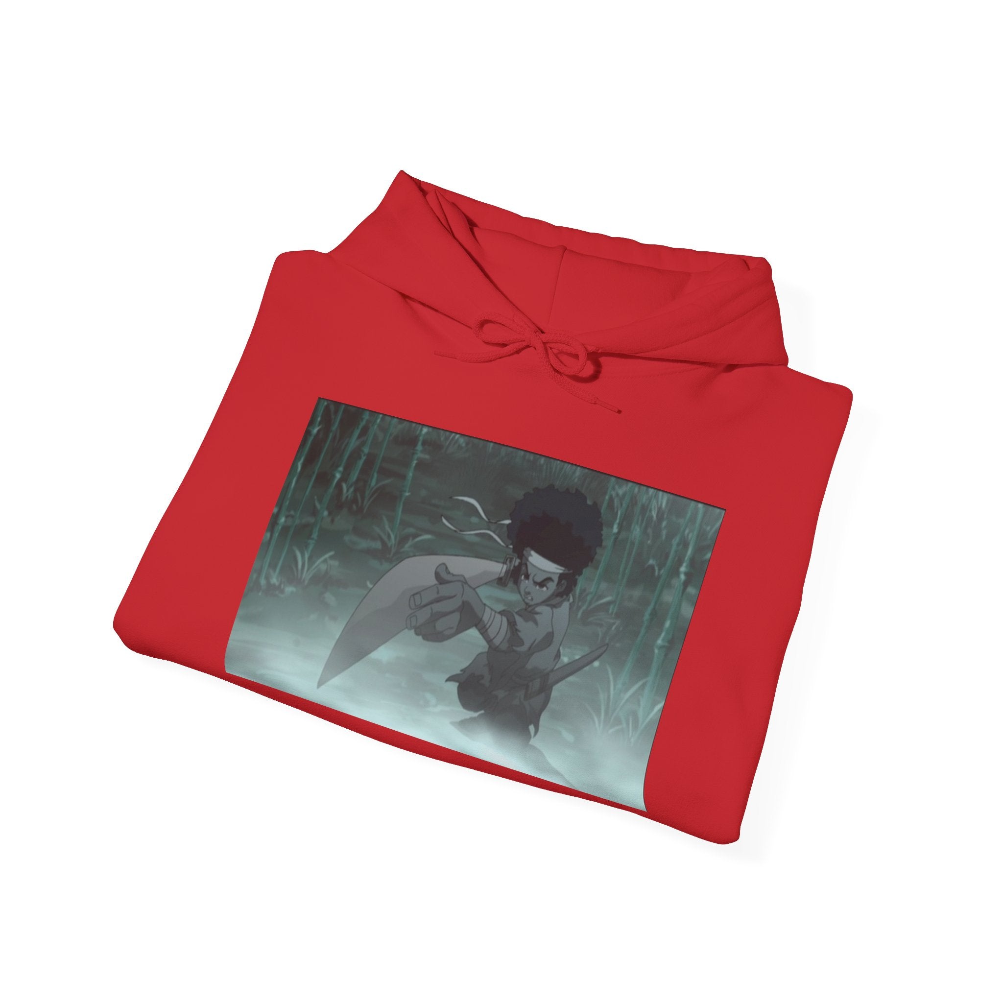Moody Forest Angel Hoodie — Ethereal Wings Graphic Sweatshirt