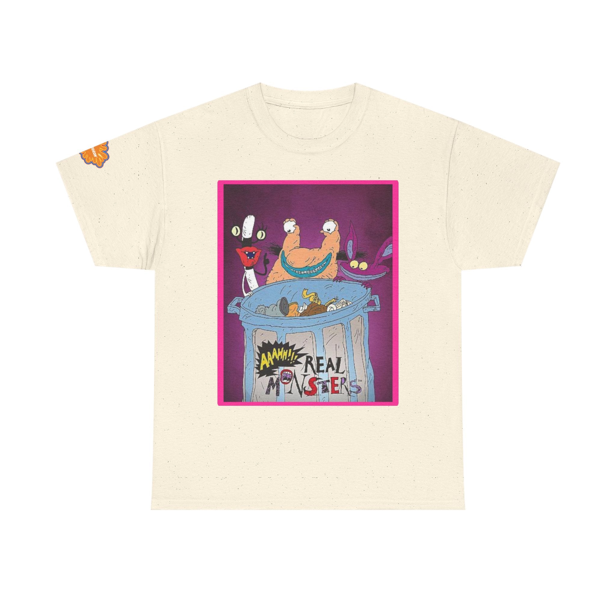 Real Monsters Vintage Cartoon T-Shirt — Nickelodeon Rugrats Crew Tee