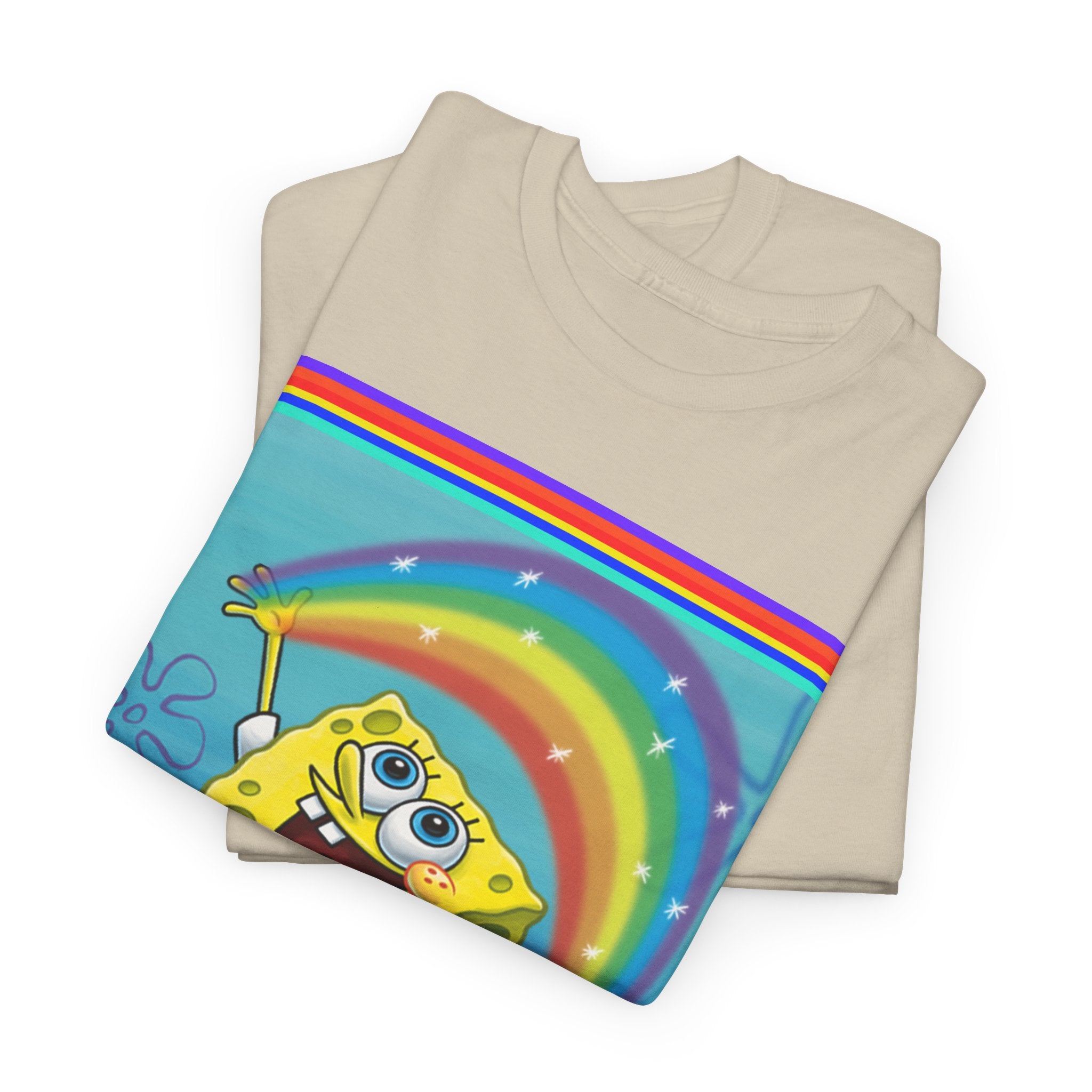 SpongeBob Rainbow SquarePants T-Shirt — Nickelodeon Graphic Tee
