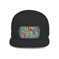 Copy of Copy of Flat Bill Snapback Hat — Retro Dance Crew Graphic Cap