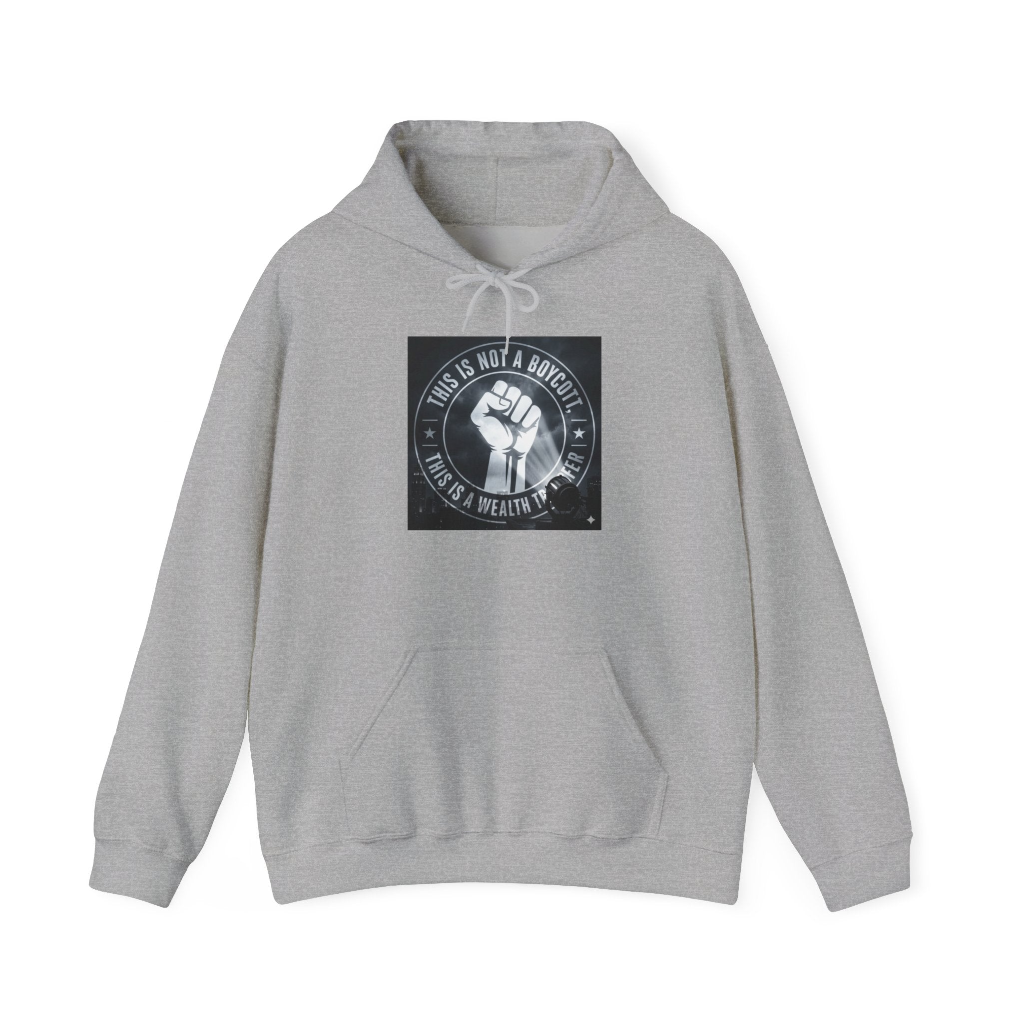 Hoodie — "This Is Not a Moment" Raised Fist Social Justice Pullover