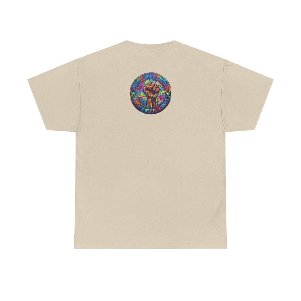 Graphic Tee — Vintage Afrocentric Joker Portrait & Psychedelic Raised Fist Art