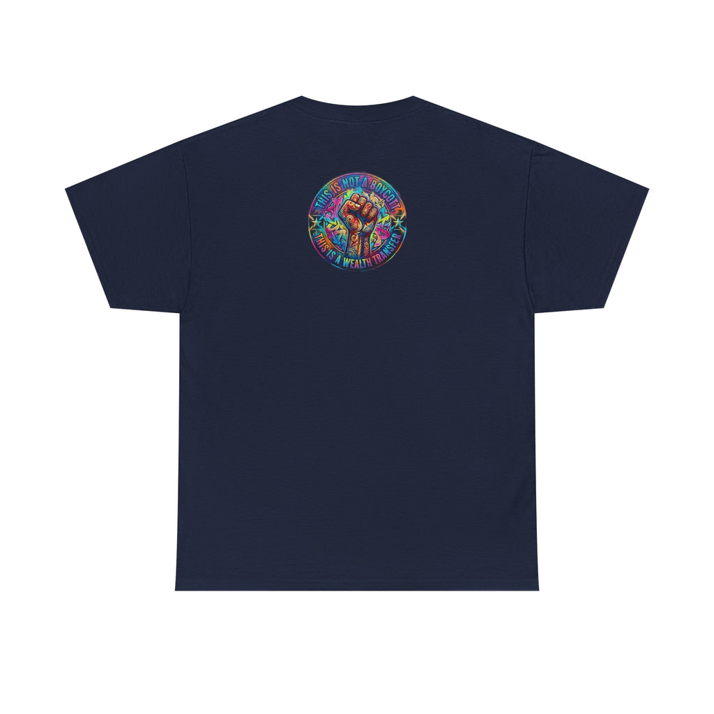 Graphic Tee — Vintage Afrocentric Joker Portrait & Psychedelic Raised Fist Art