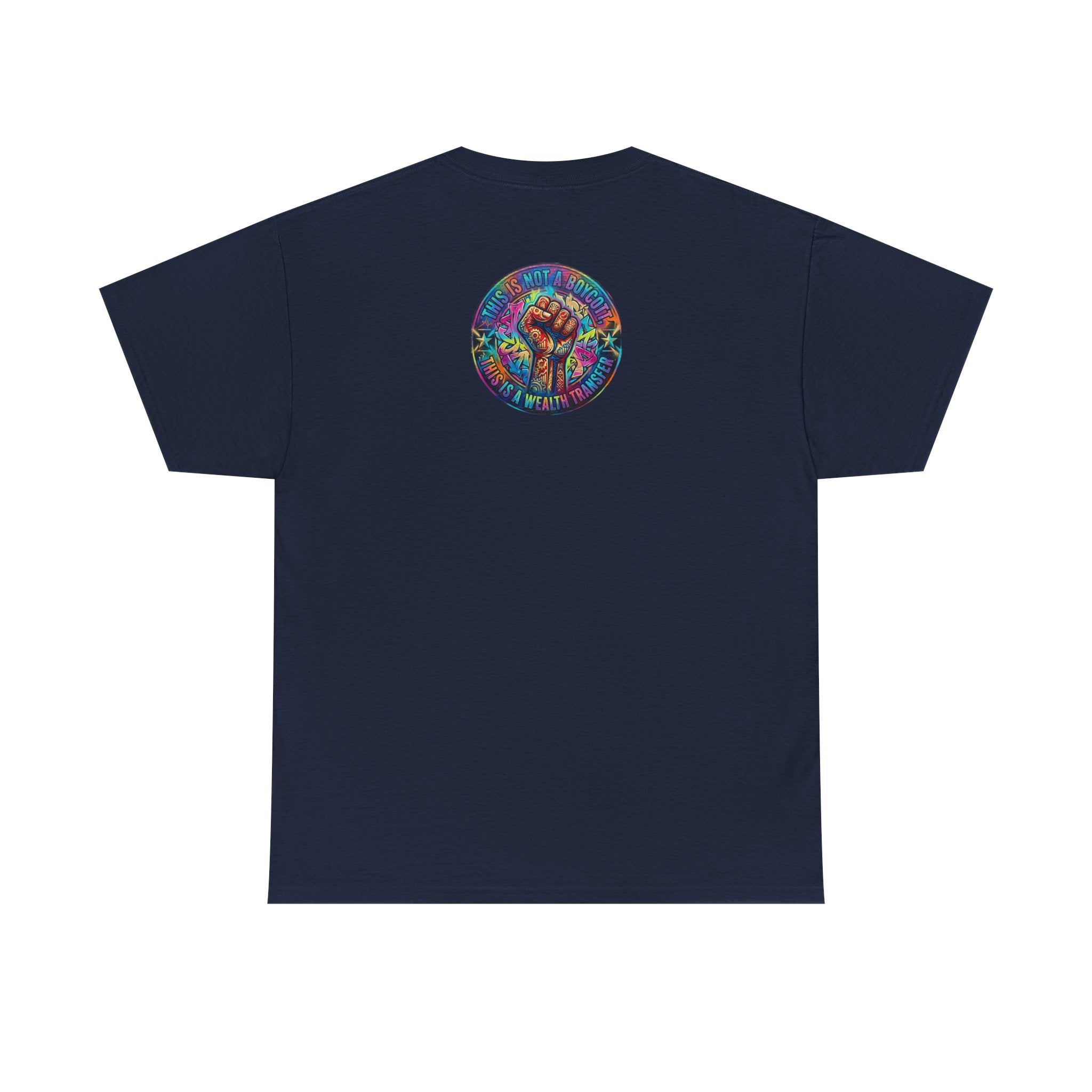 Graphic Tee — Vintage Afrocentric Joker Portrait & Psychedelic Raised Fist Art