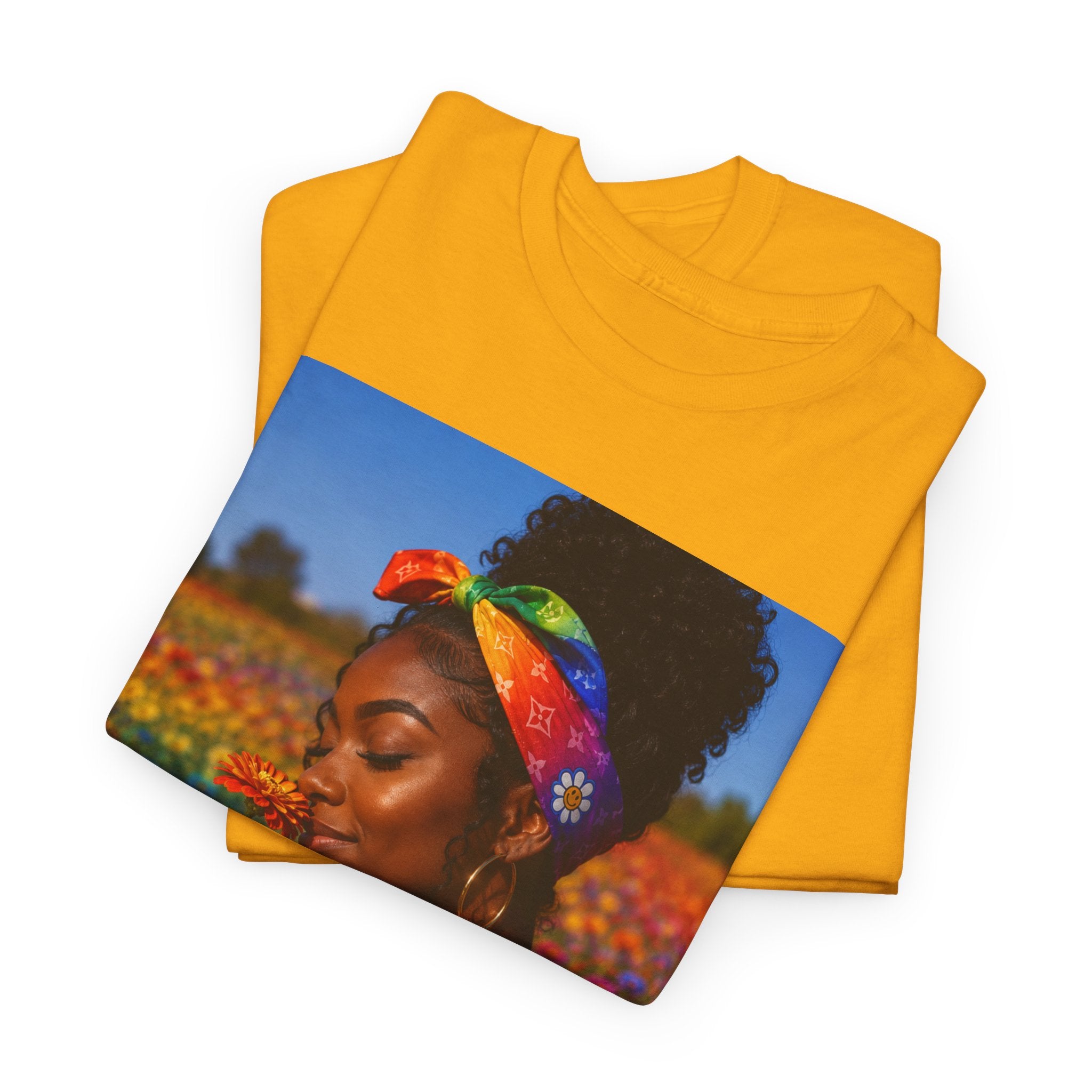 T-Shirt — Rainbow Empowerment Portrait Tee ("This Is Not A Boycott, This Is A Human Transaction")