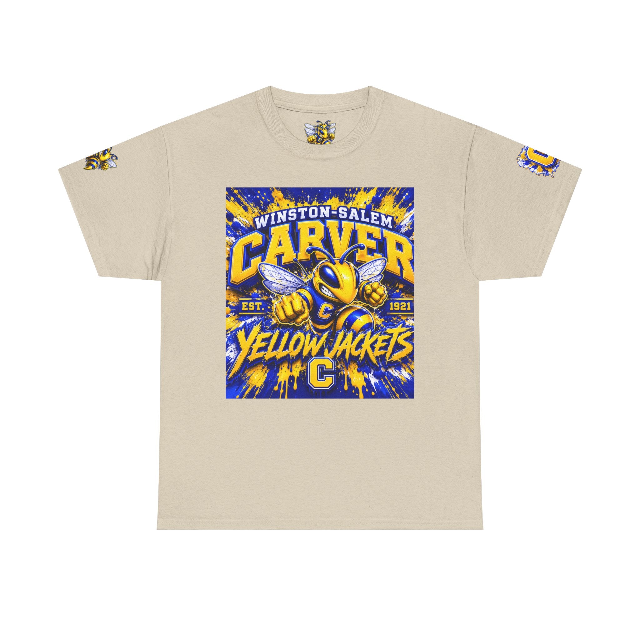 Carver Yellow Jackets T-Shirt — Winston-Salem High School Mascot Tee