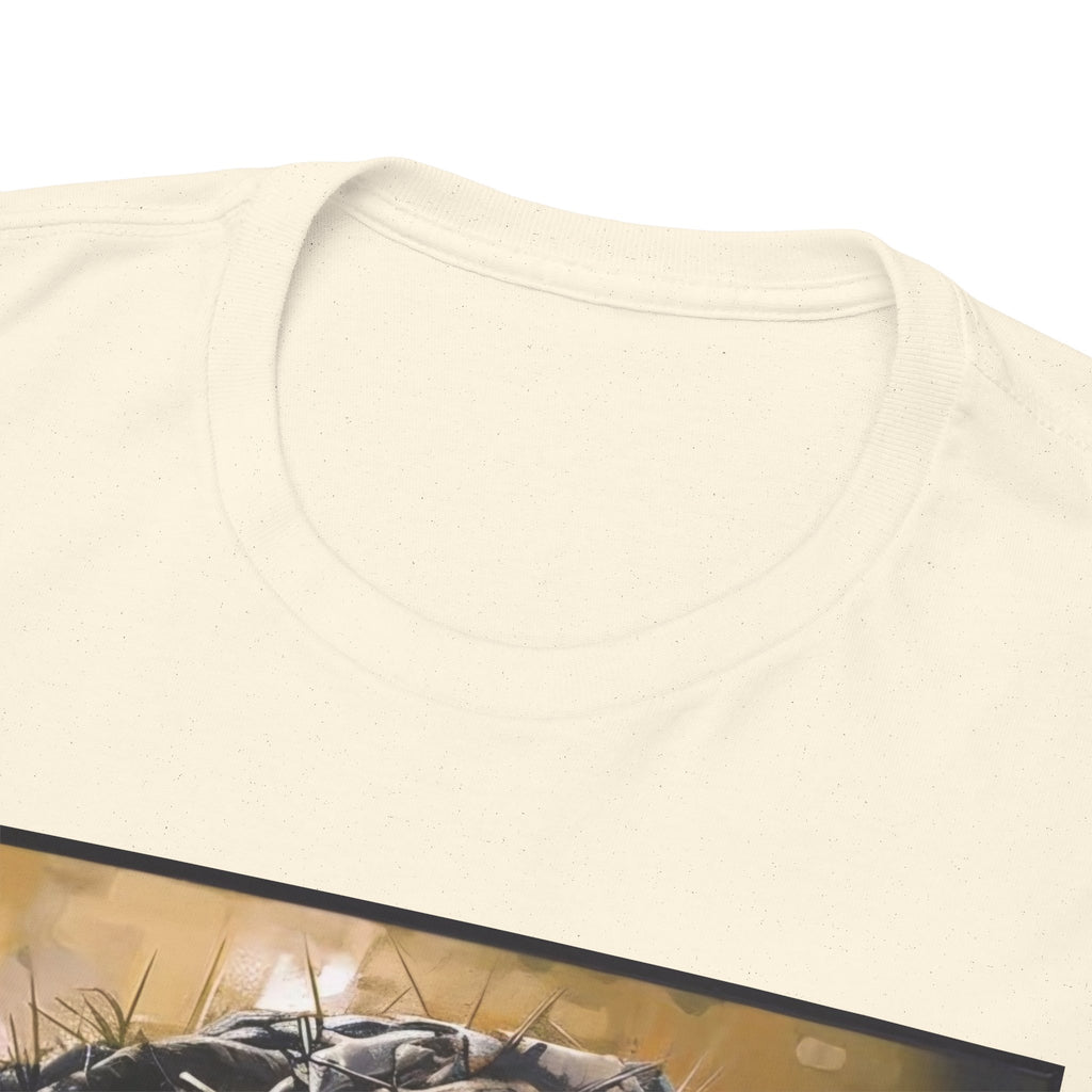 Jesus Portrait Tee with 'This Is Not A Boycott — This Is A Wealth Transfer' Back Emblem