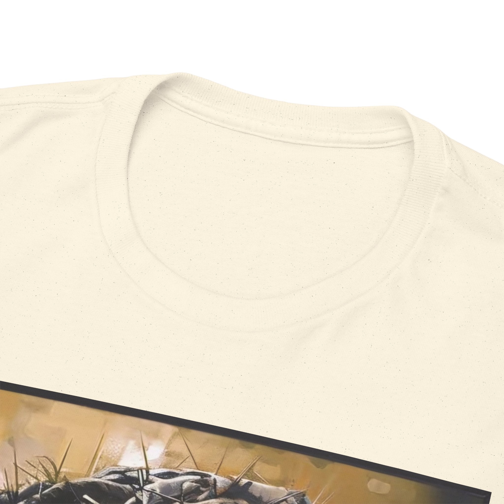 Jesus Portrait Tee with 'This Is Not A Boycott — This Is A Wealth Transfer' Back Emblem