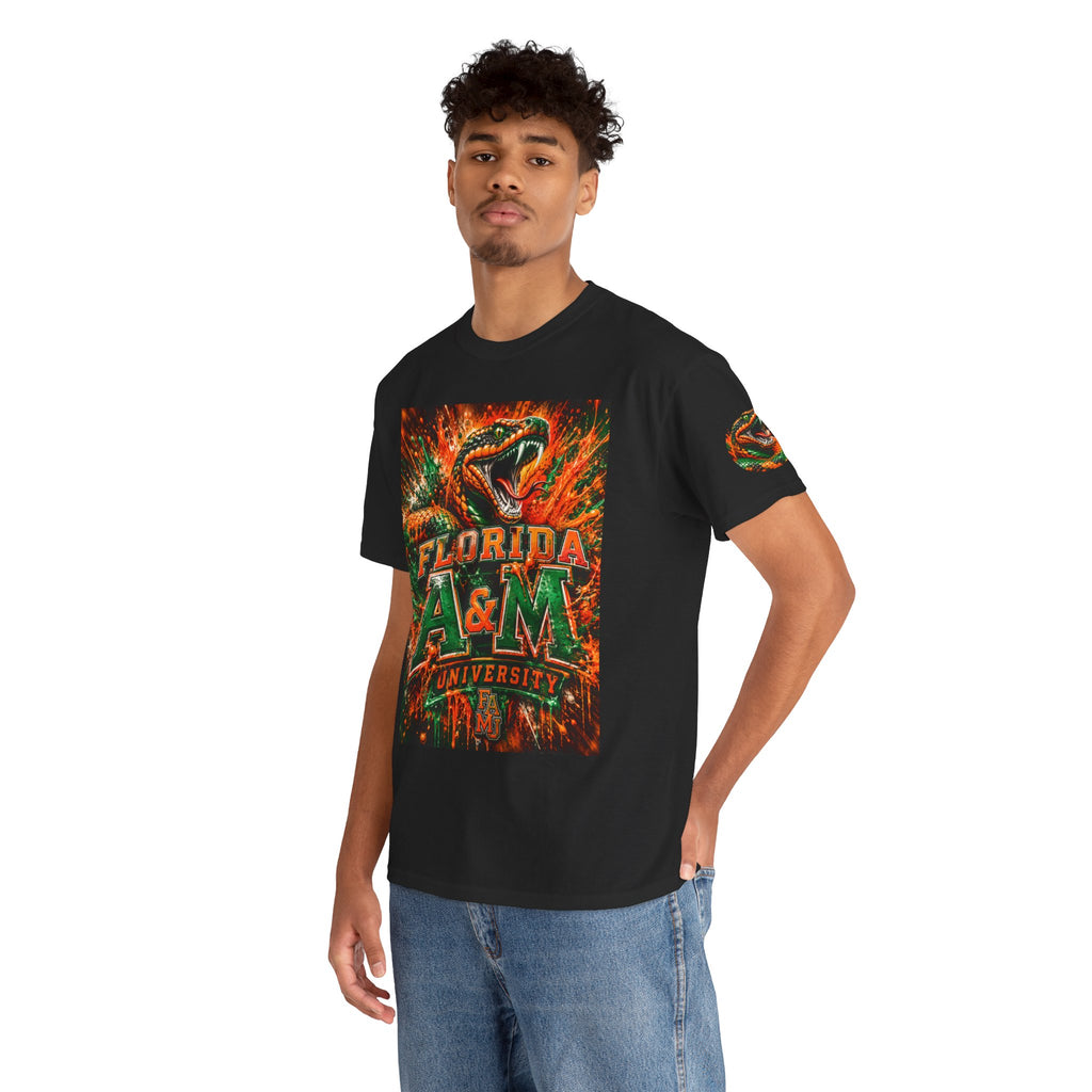 Florida A&M University Rattler Tee — Vintage Snake Mascot College T-Shirt