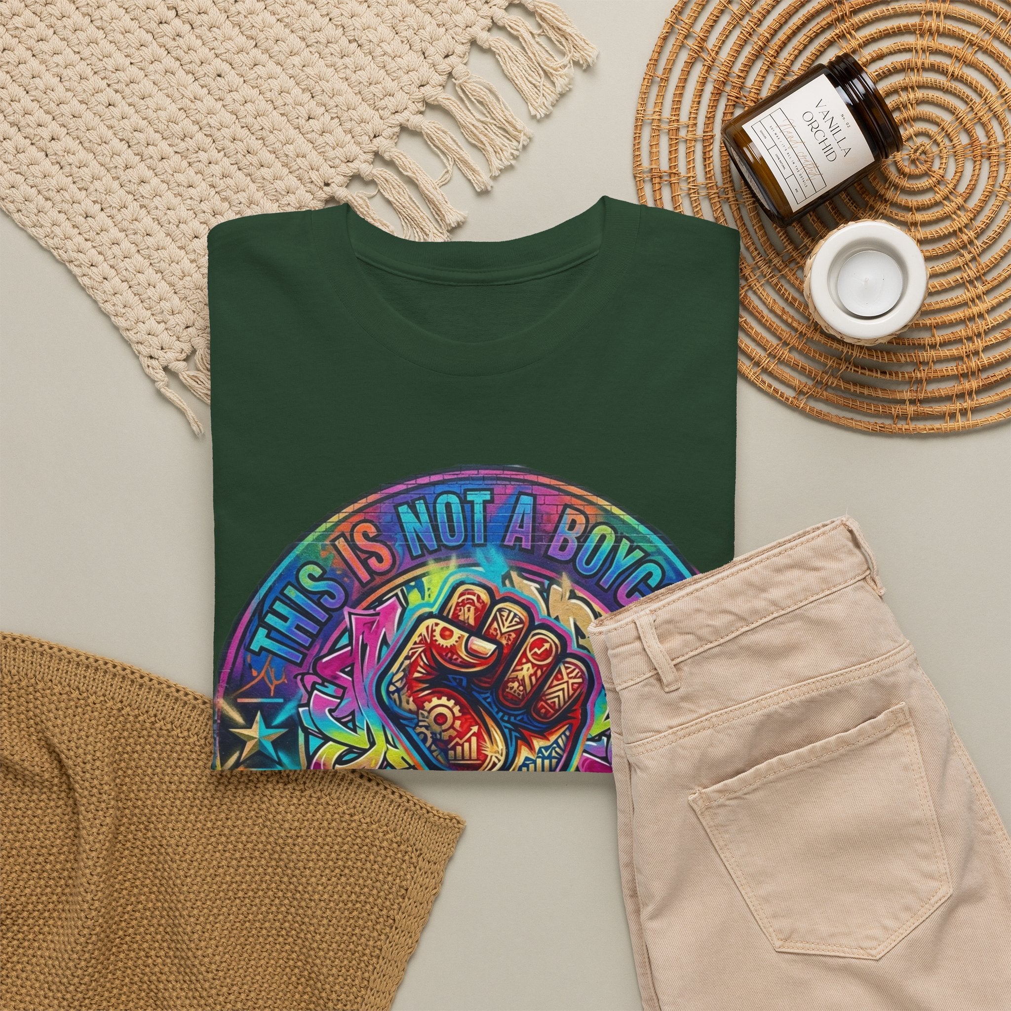Fist of Strength Graphic Tee — “This Is Not A Boycott, This Is A Wealth Transfer”