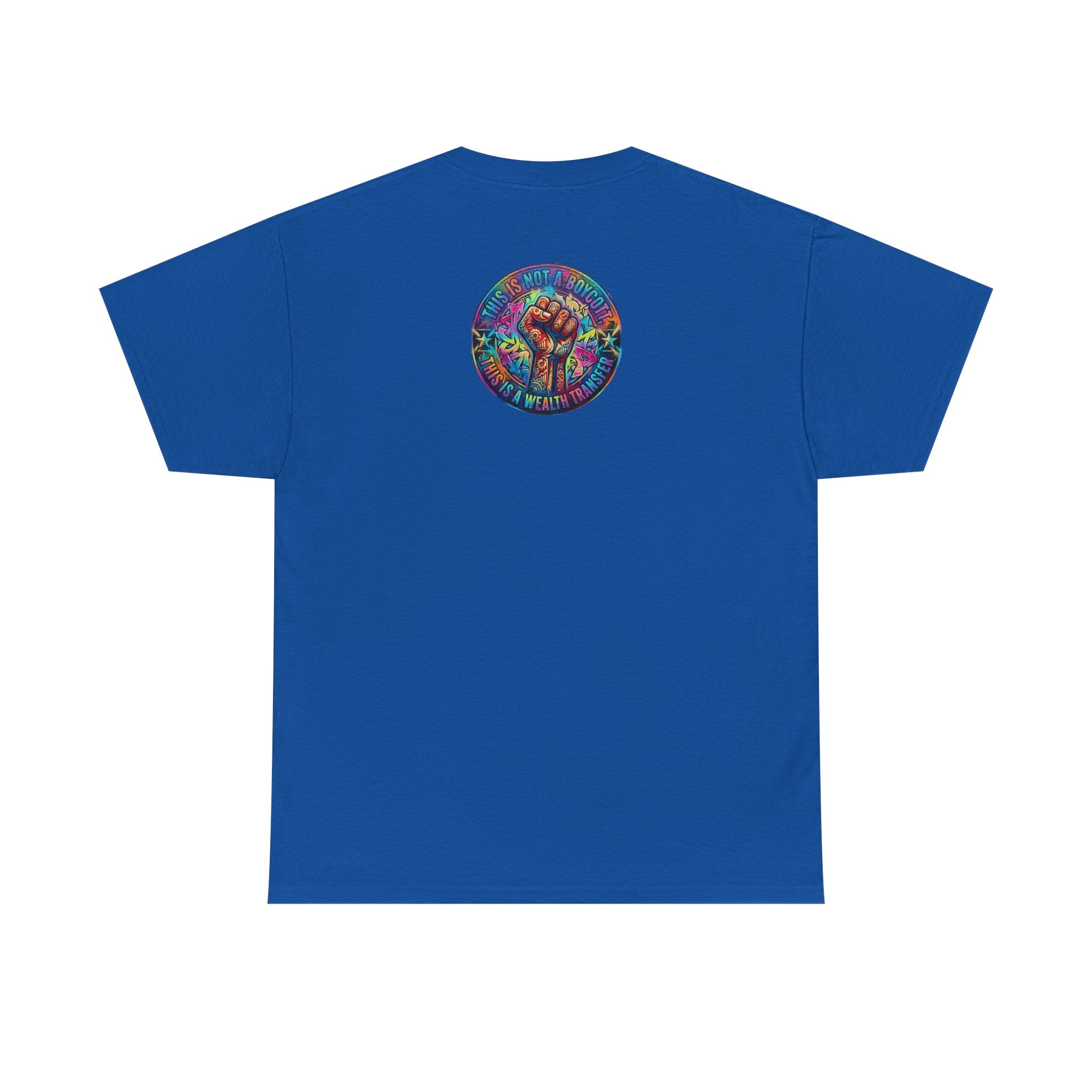 Graphic Tee — Vintage Afrocentric Joker Portrait & Psychedelic Raised Fist Art