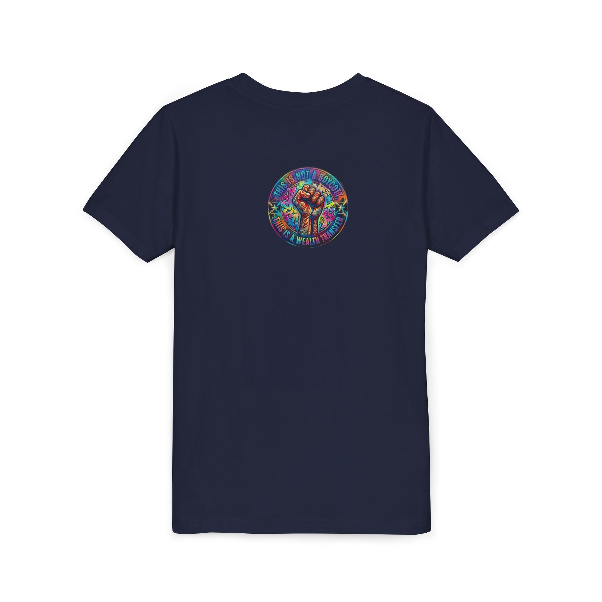 Youth Tee — “BUILD. CREATE. WIN.” Neon Builder City Design