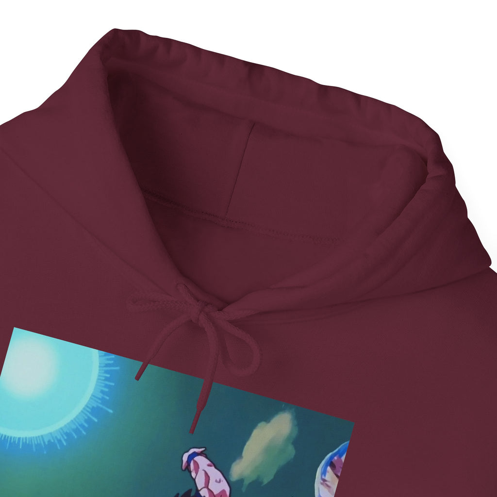 Anime Night Sky Hoodie — Girls Under the Moon Graphic Sweatshirt