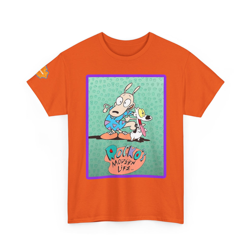 Rocko's Modern Life Cartoon Tee — Retro 90s Nicktoons Graphic T-Shirt