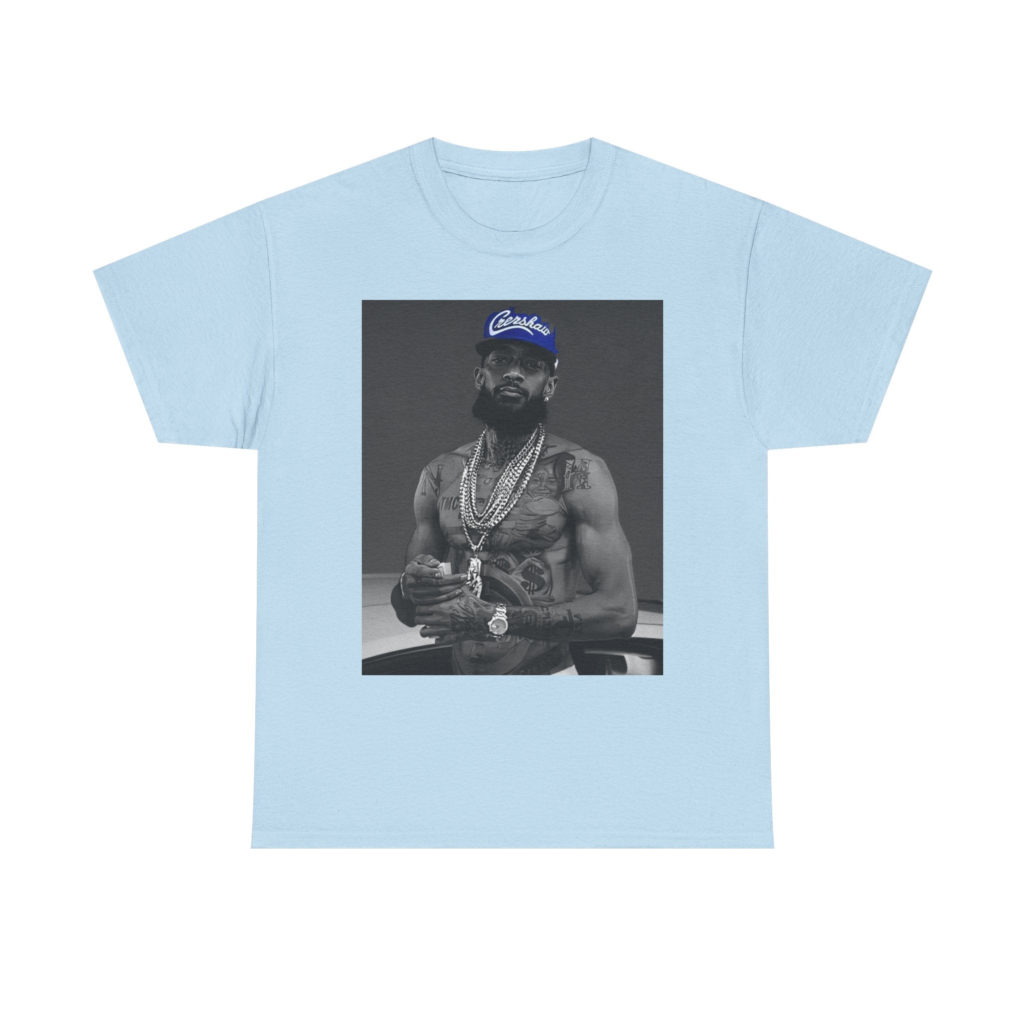 Iconic Rap Legend Photo Tee — Los Angeles Cap Graphic