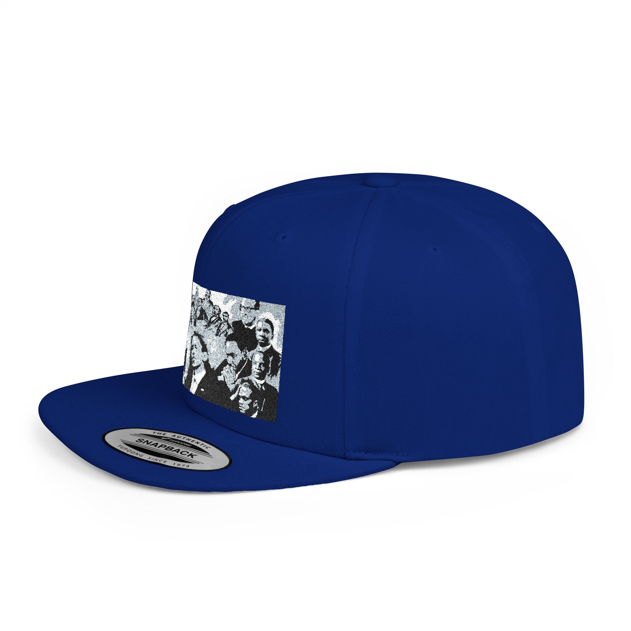 Copy of Reggae Vibes Flat Bill Snapback Hat — Colorful Rasta Music Patch