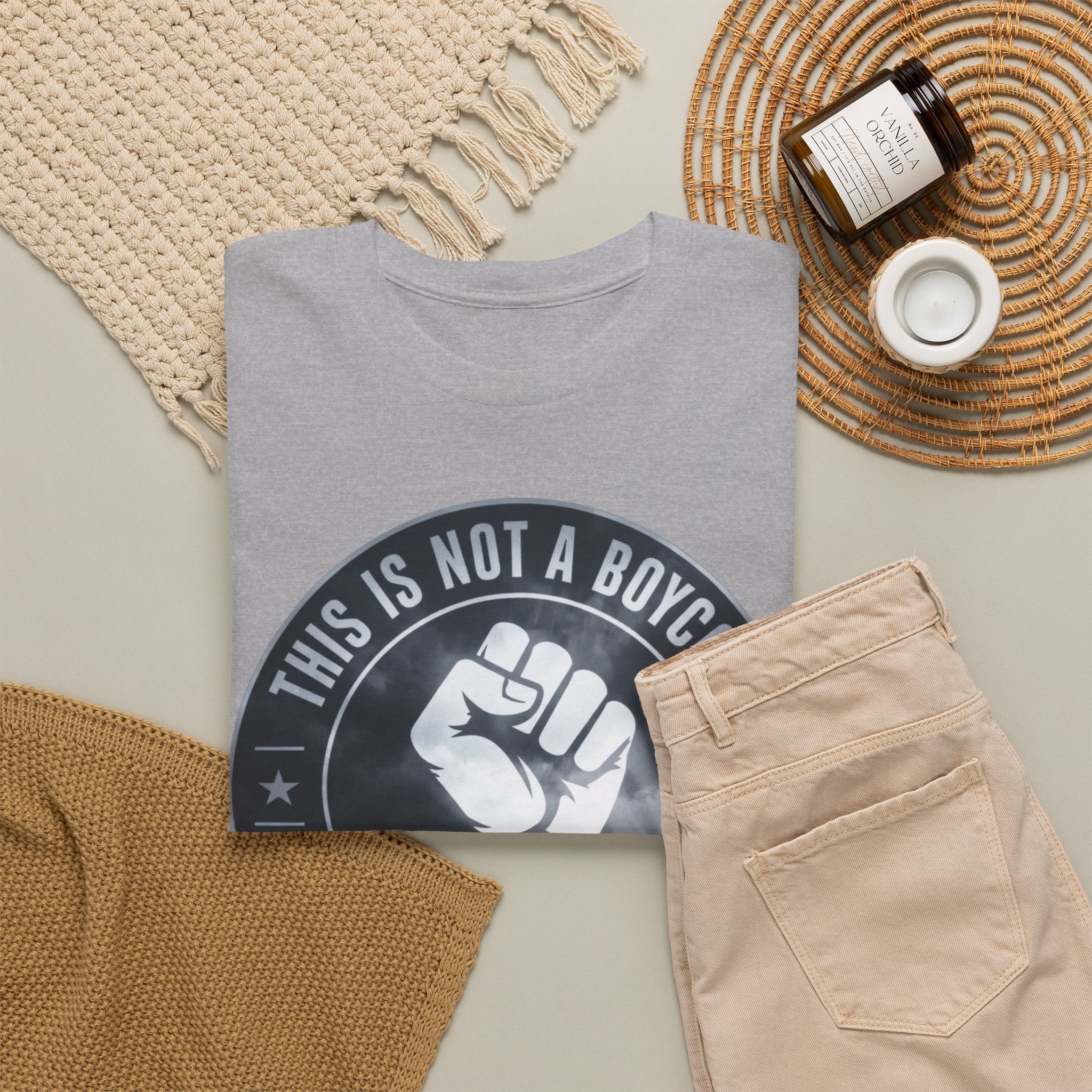 Pro-Union Fist T-Shirt — "This Is Not a Boycott, This Is a Wealth Transfer"